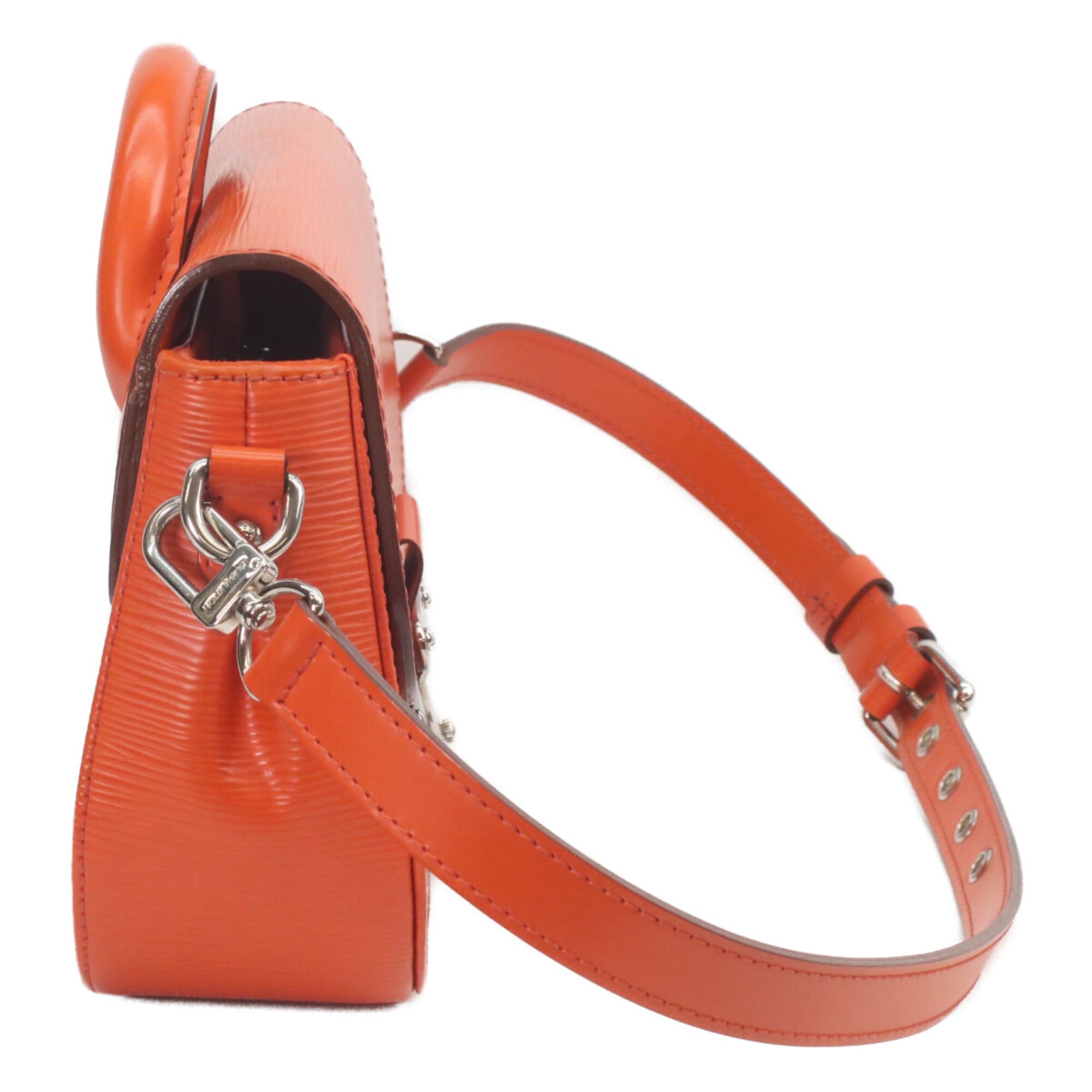 Louis Vuitton Orange Epi Leather Shoulder Bag (Pre-Owned)