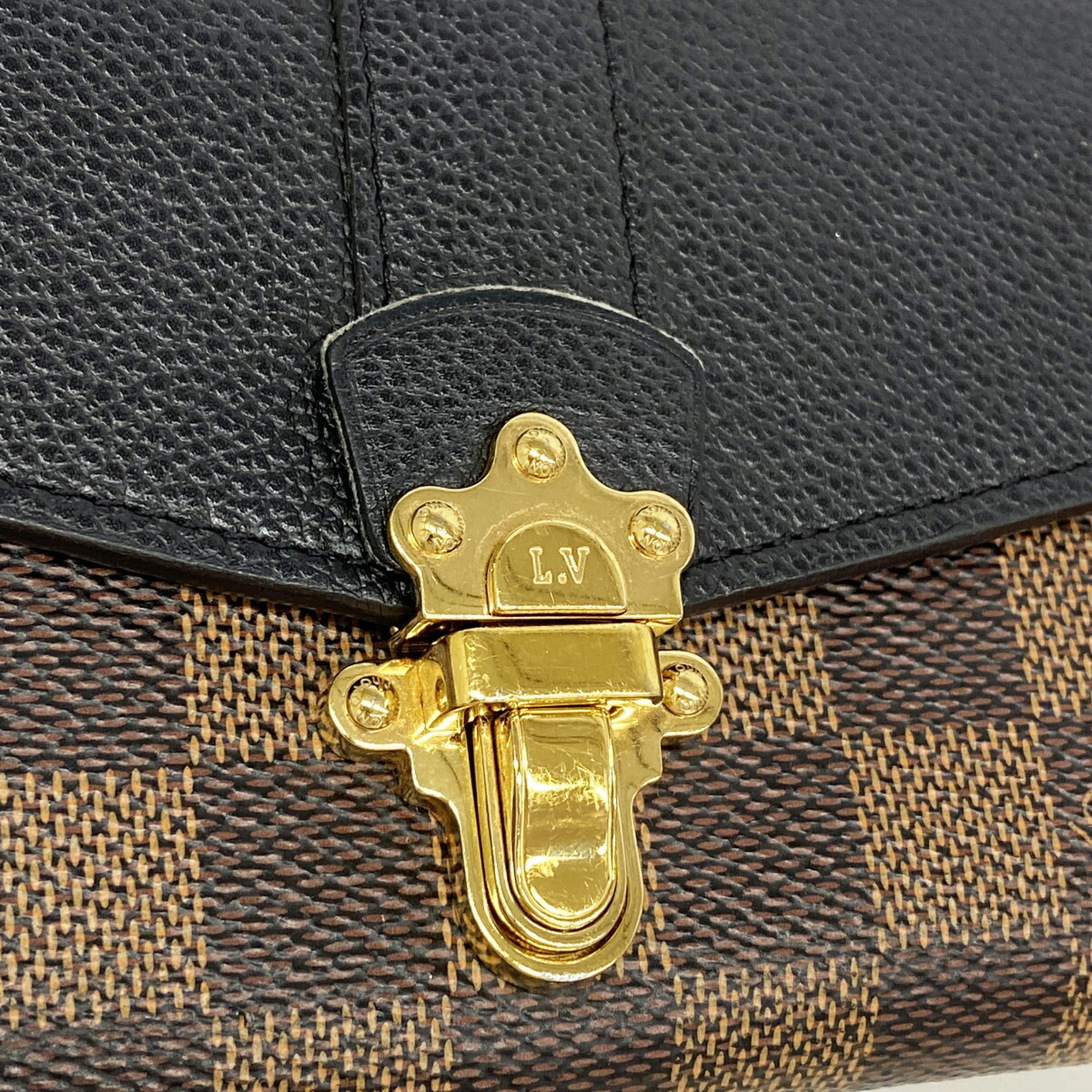 Louis Vuitton Ebene Noir Long Wallet (Bi-Fold) (Pre-Owned)