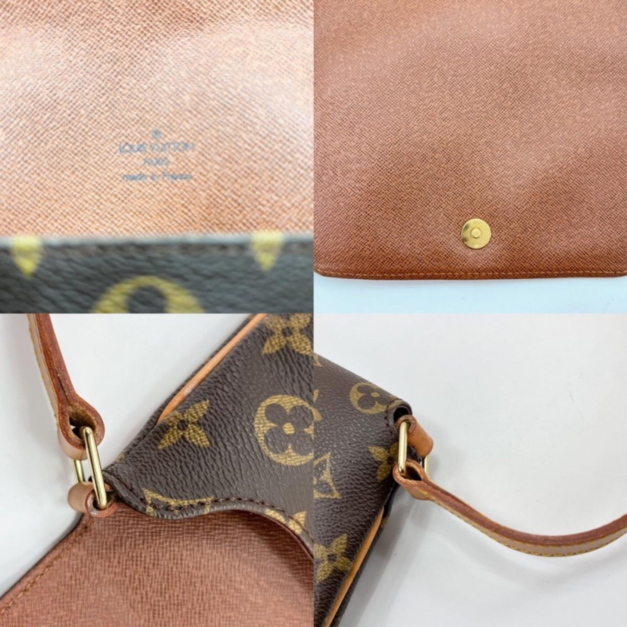 Louis Vuitton Brown Monogram Canvas Shoulder Bag (Pre-Owned)