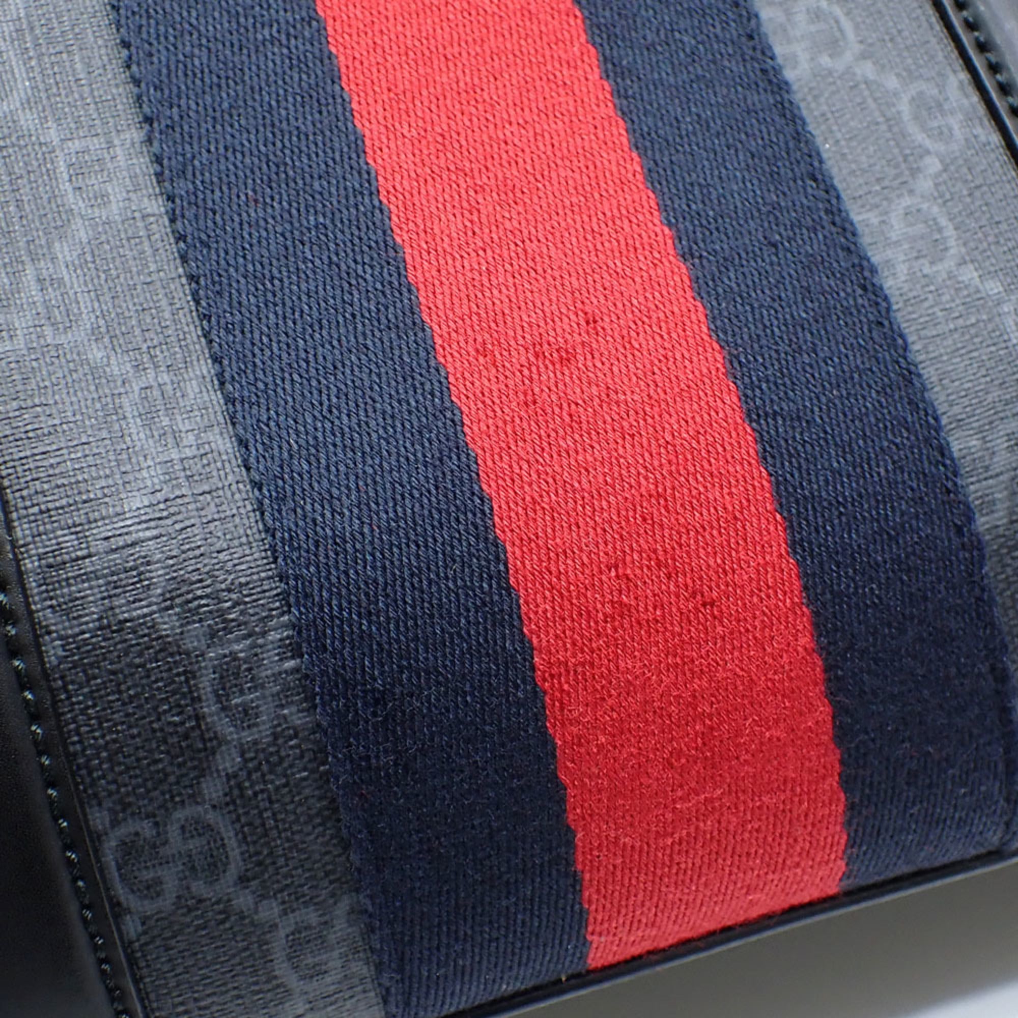 Gucci Black Pvc Leather Tote Bag (Pre-Owned)