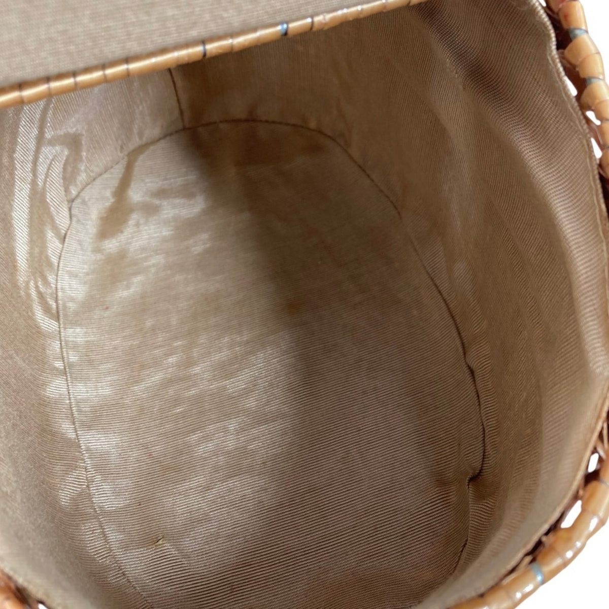 Fendi Beige Hemp Leather Handbag (Pre-Owned)