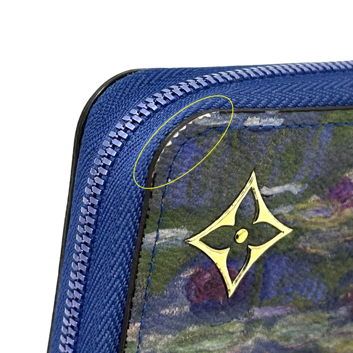 Louis Vuitton Blue Long Wallet (Bi-Fold) (Pre-Owned)