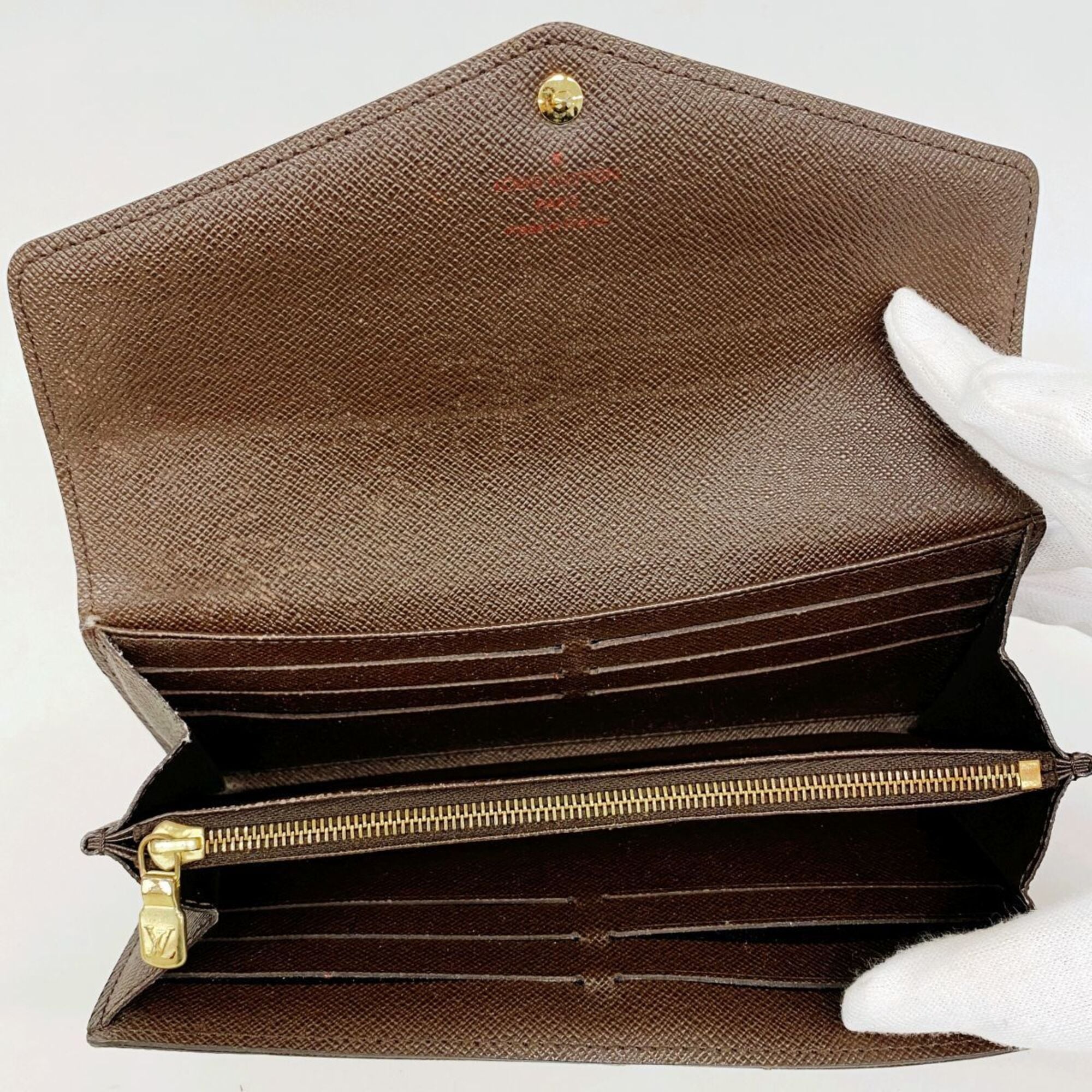 Louis Vuitton Ebene Long Wallet (Bi-Fold) (Pre-Owned)