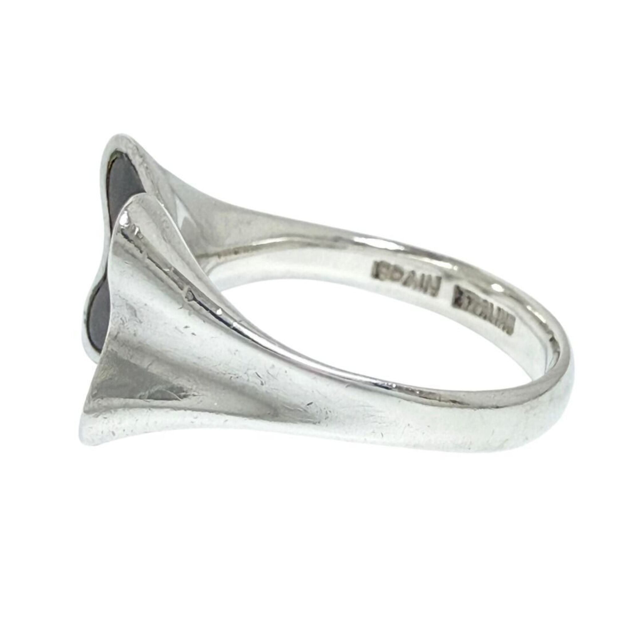 Tiffany Shell Silver 925 Band Ring (Pre-Owned)