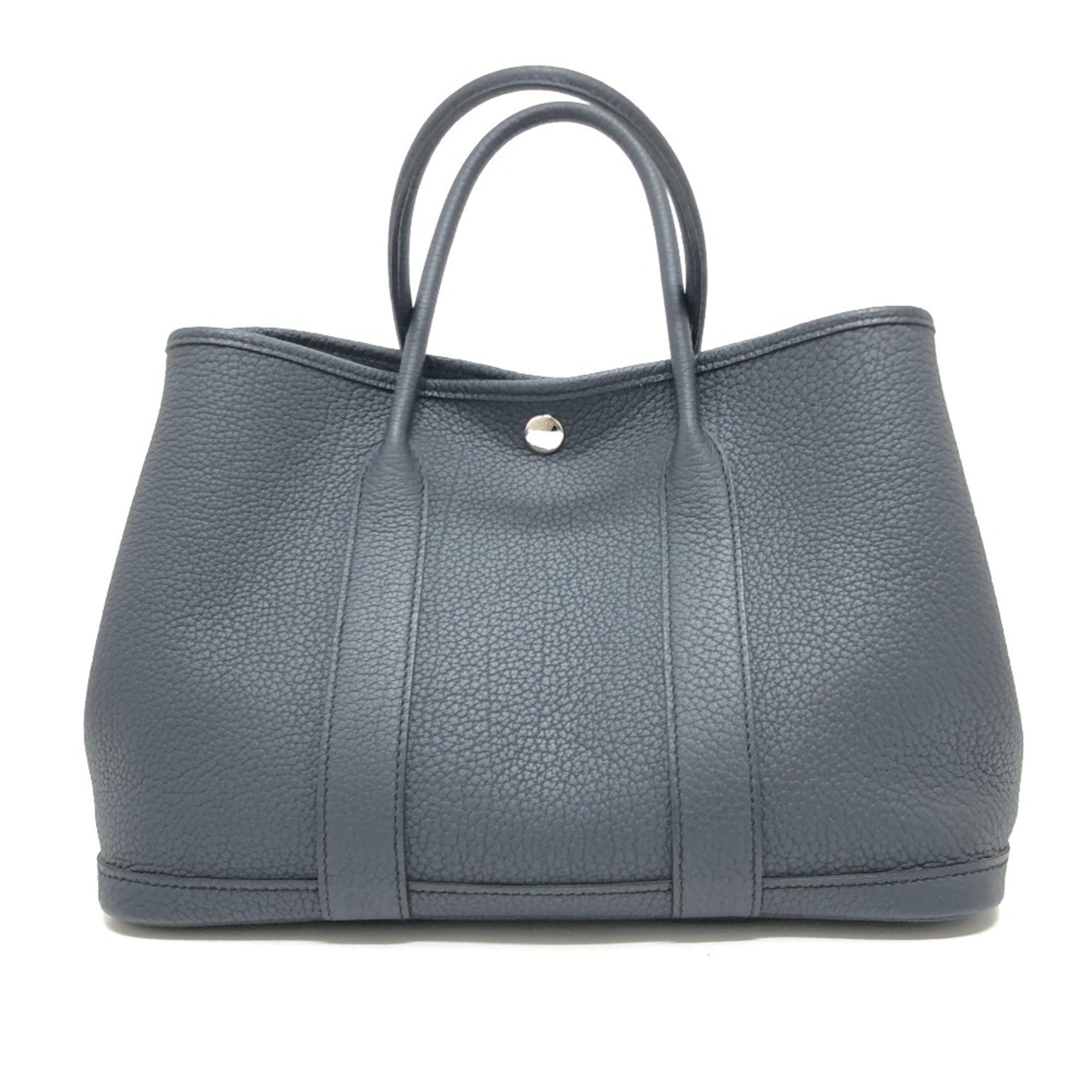 Hermes Black Negonda Leather Handbag (Pre-Owned)