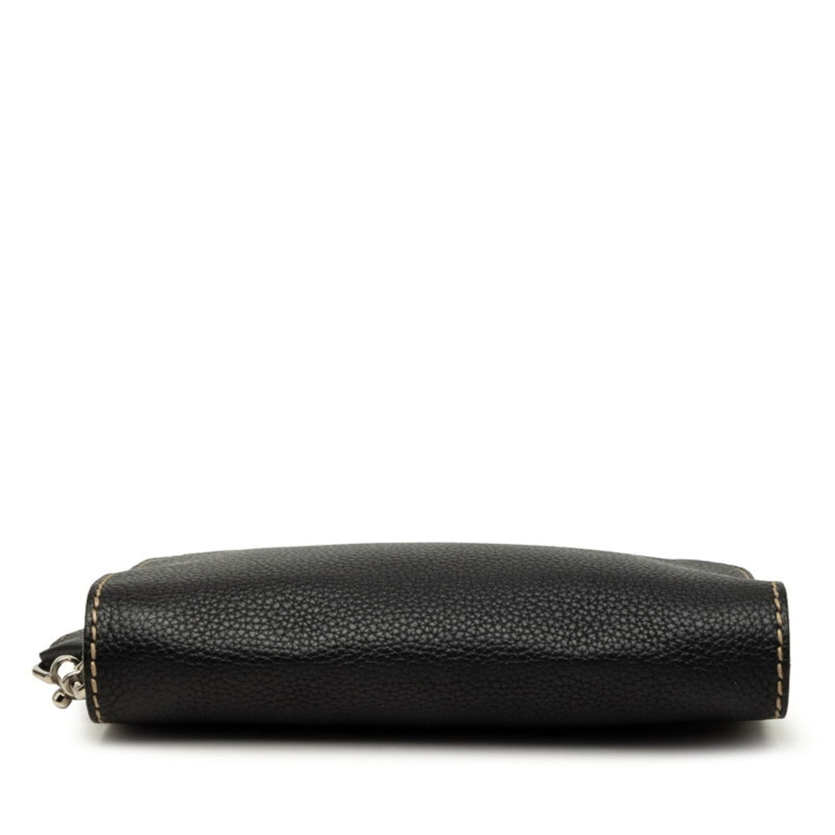 Fendi Black Leather Clutch Bag (Pre-Owned)