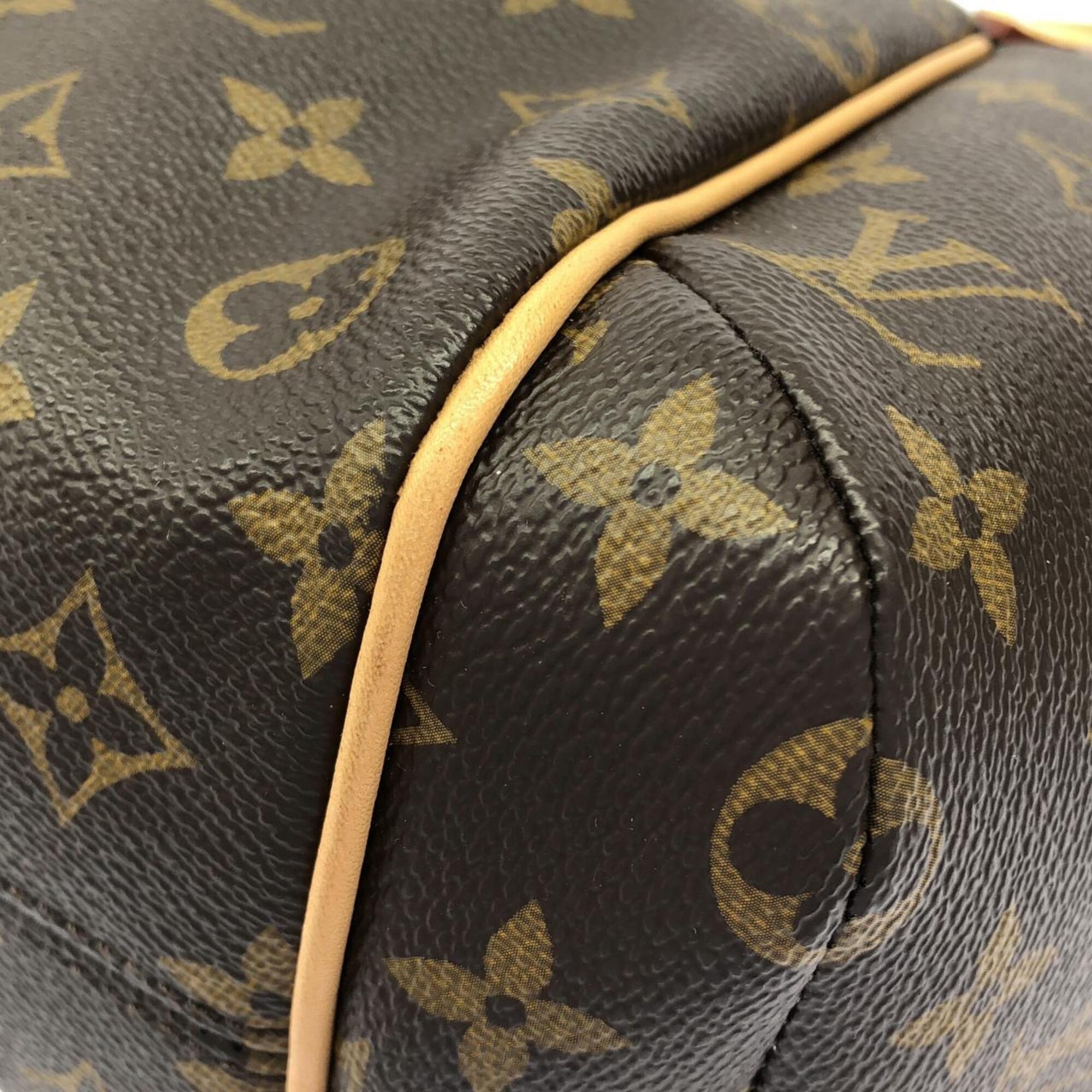 Louis Vuitton Marron Coated Canvas Handbag (Pre-Owned)