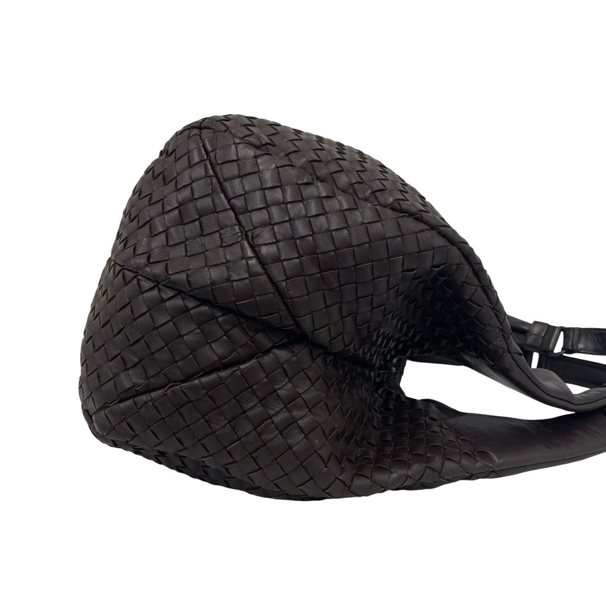 Bottega Veneta Brown Leather Shoulder Bag Tote Bag (Pre-Owned)