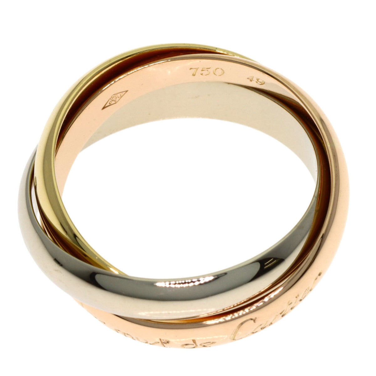 Cartier Yellow Gold (18K) Pink Gold (18K) White Gold (18K) Band Ring (Pre-Owned)
