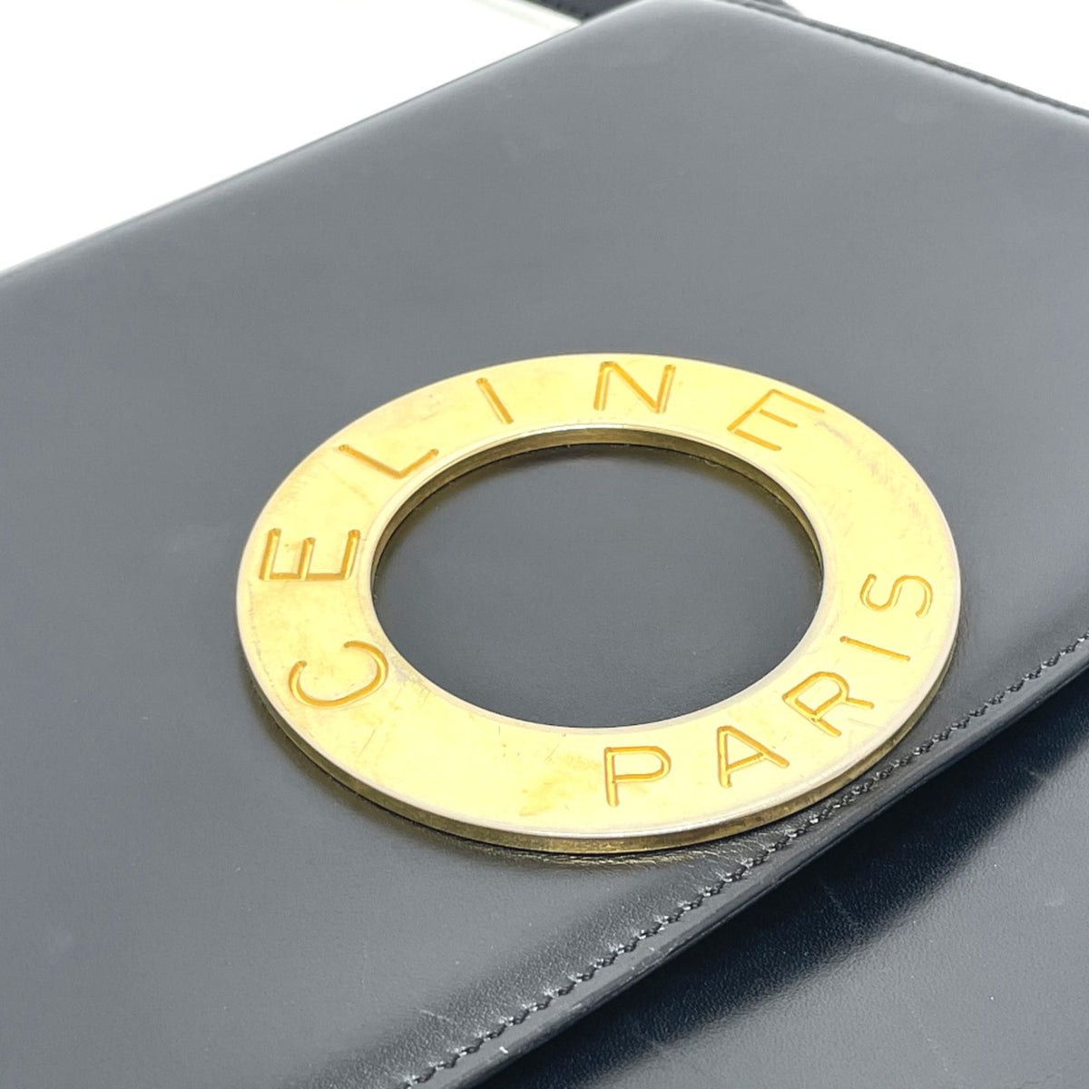 Celine Black Leather Shoulder Bag (Pre-Owned)