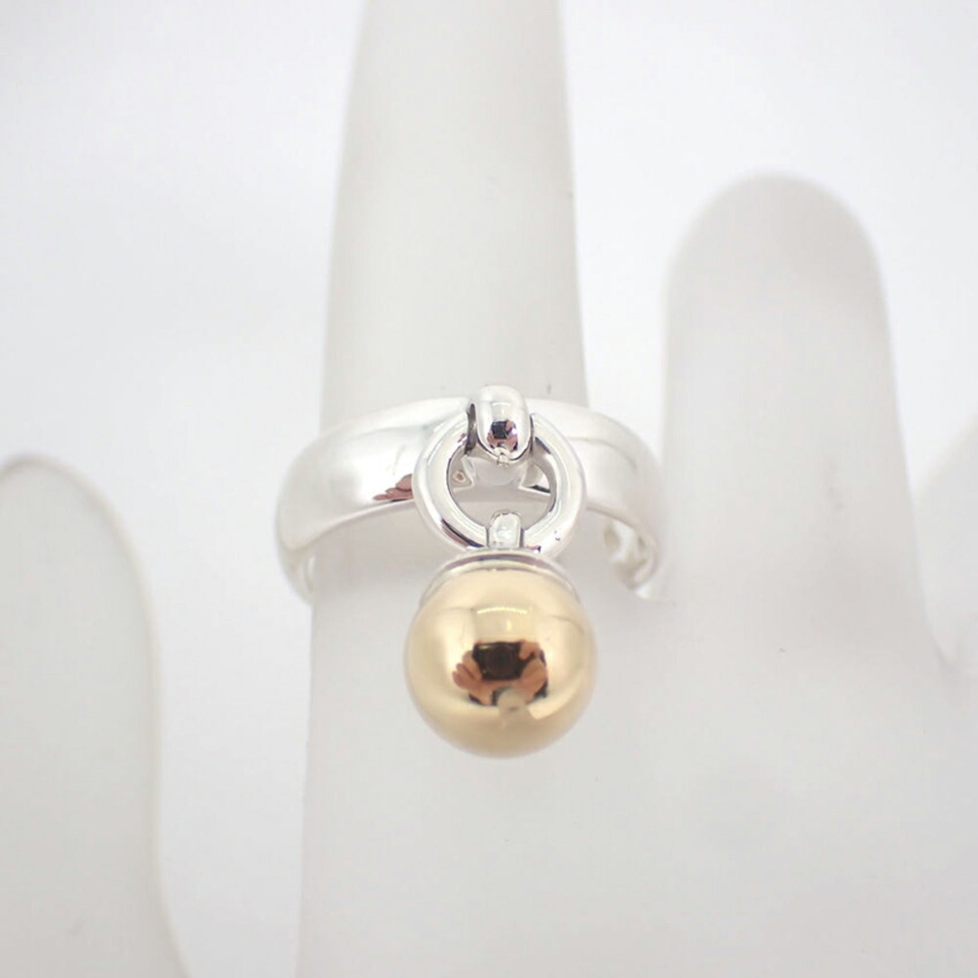 Tiffany Yellow Gold (18K) Sterling Silver 925 Band Ring (Pre-Owned)