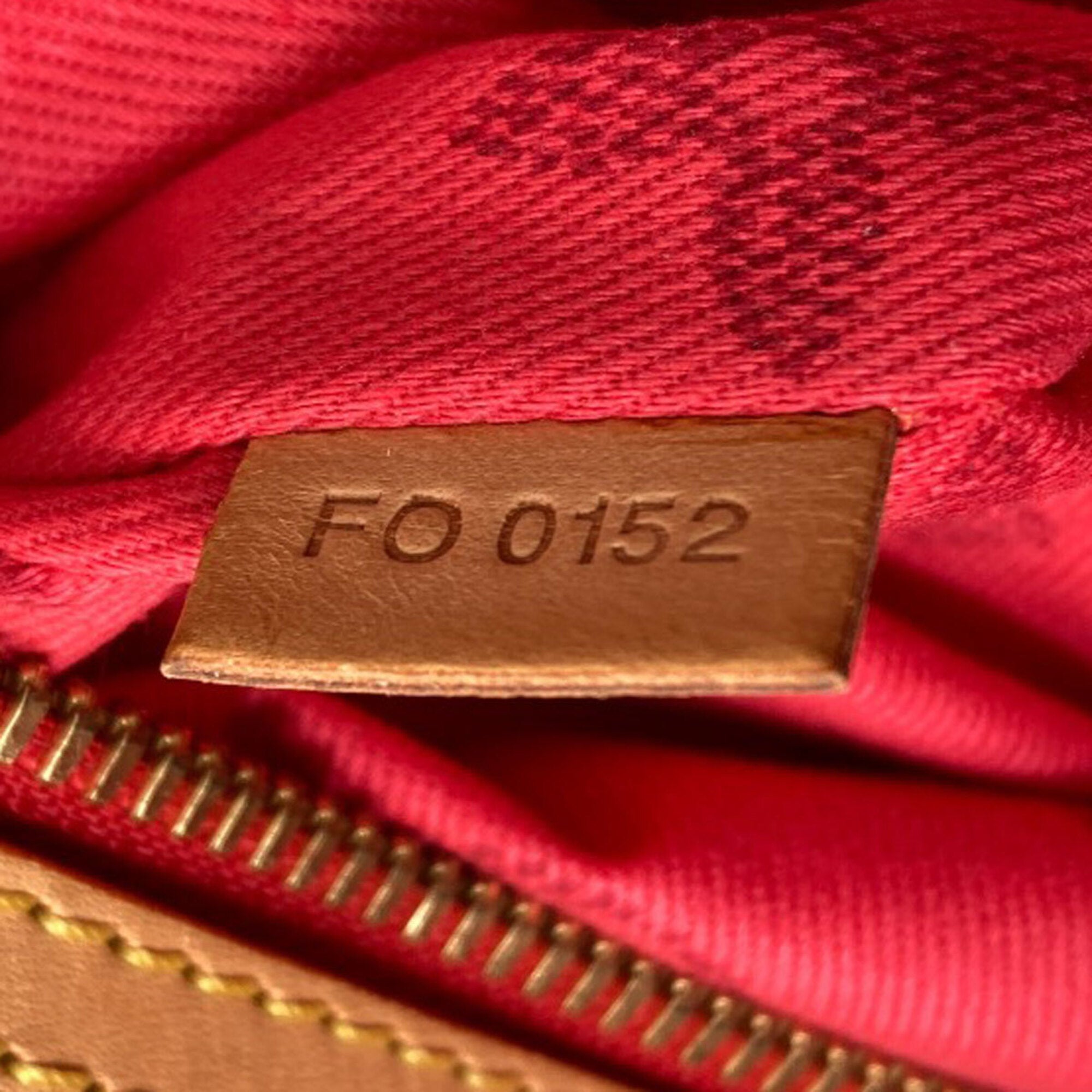 Louis Vuitton Rouge Grenadine Canvas Tote Bag (Pre-Owned)