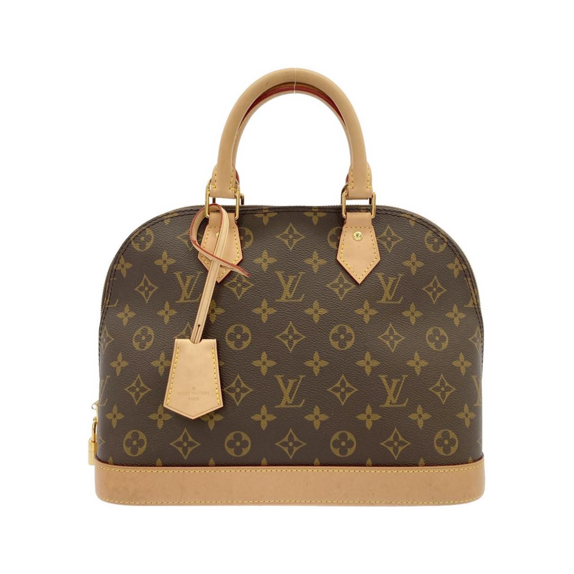 Louis Vuitton Marron Coated Canvas Handbag (Pre-Owned)