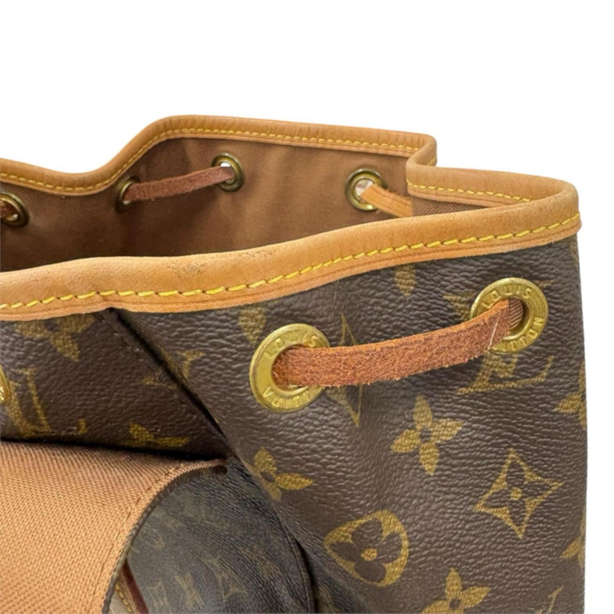 Louis Vuitton Brown Monogram Canvas Backpack (Pre-Owned)