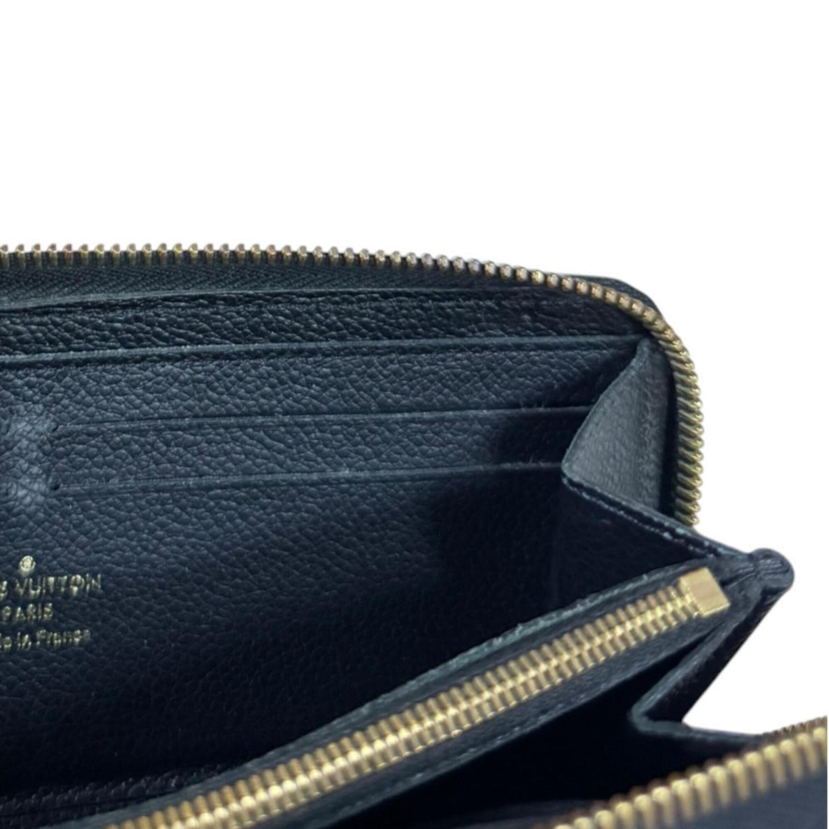 Louis Vuitton Black Or Monogram Empreinte Long Wallet (Bi-Fold) (Pre-Owned)