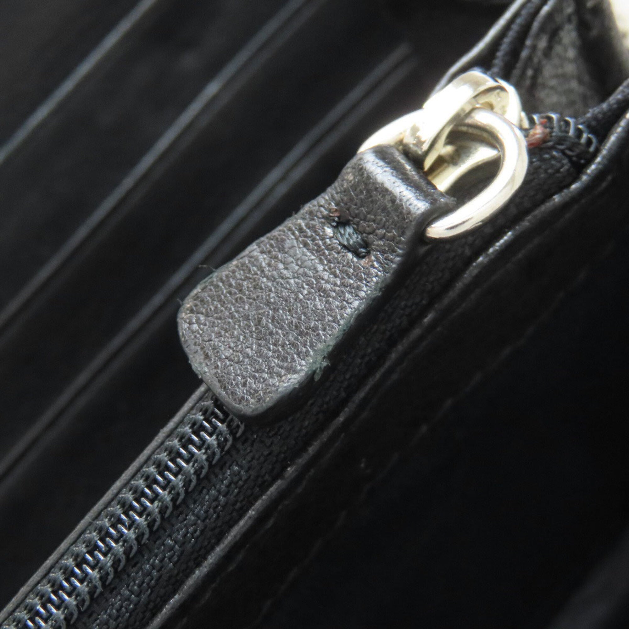 Jimmy Choo Black Leather Long Wallet (Bi-Fold) (Pre-Owned)