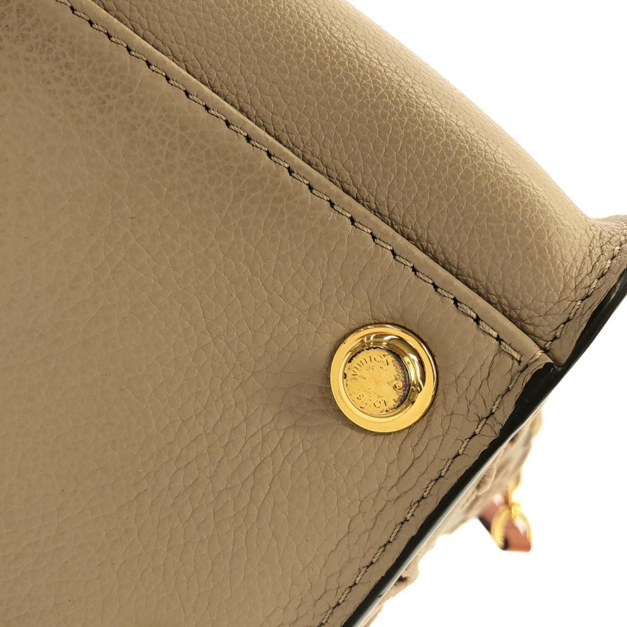 Louis Vuitton Galle Leather Handbag (Pre-Owned)