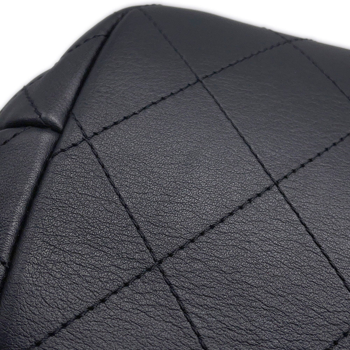 Chanel Matelasse Black Leather Backpack (Pre-Owned)