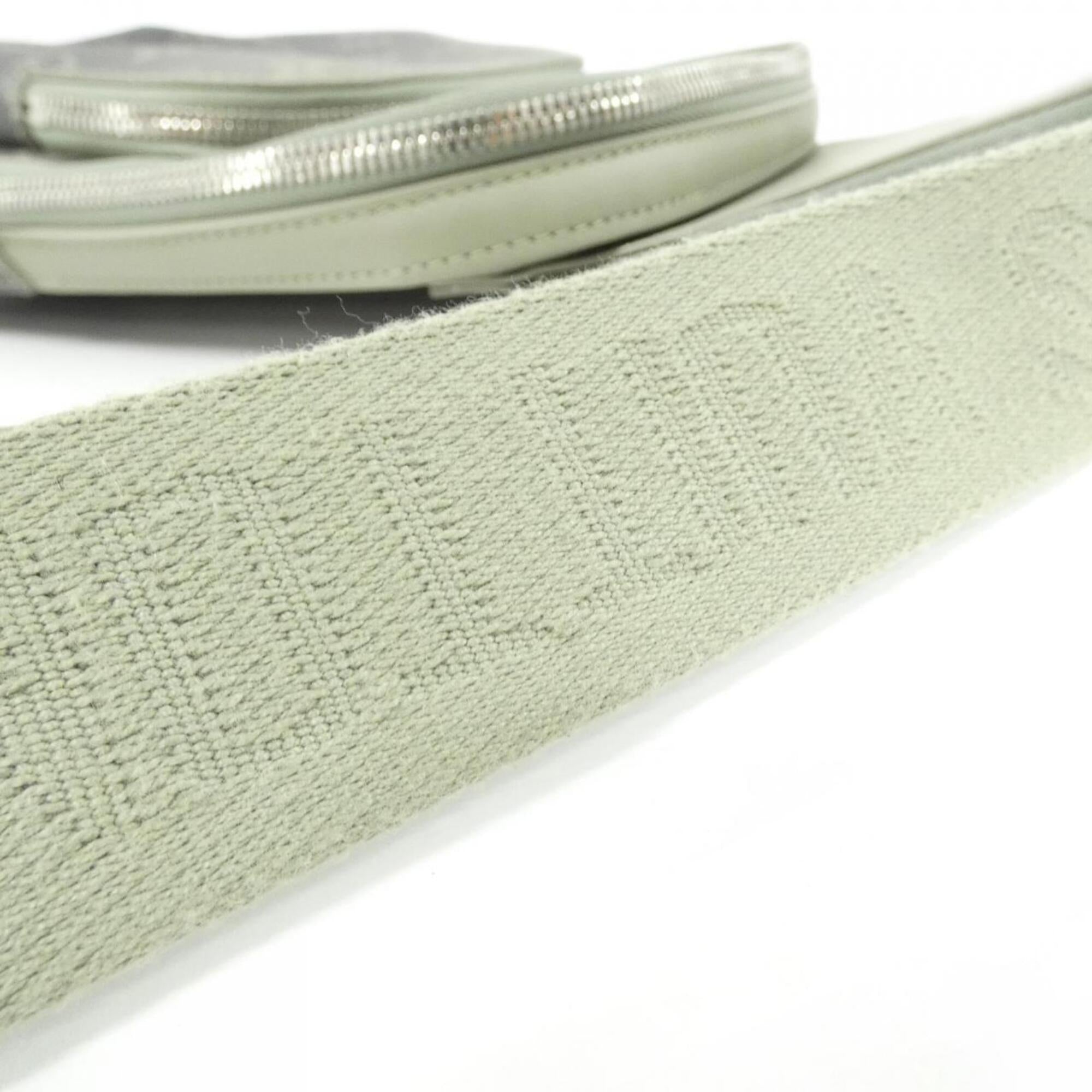 Louis Vuitton Green Coated Canvas Shoulder Bag (Pre-Owned)