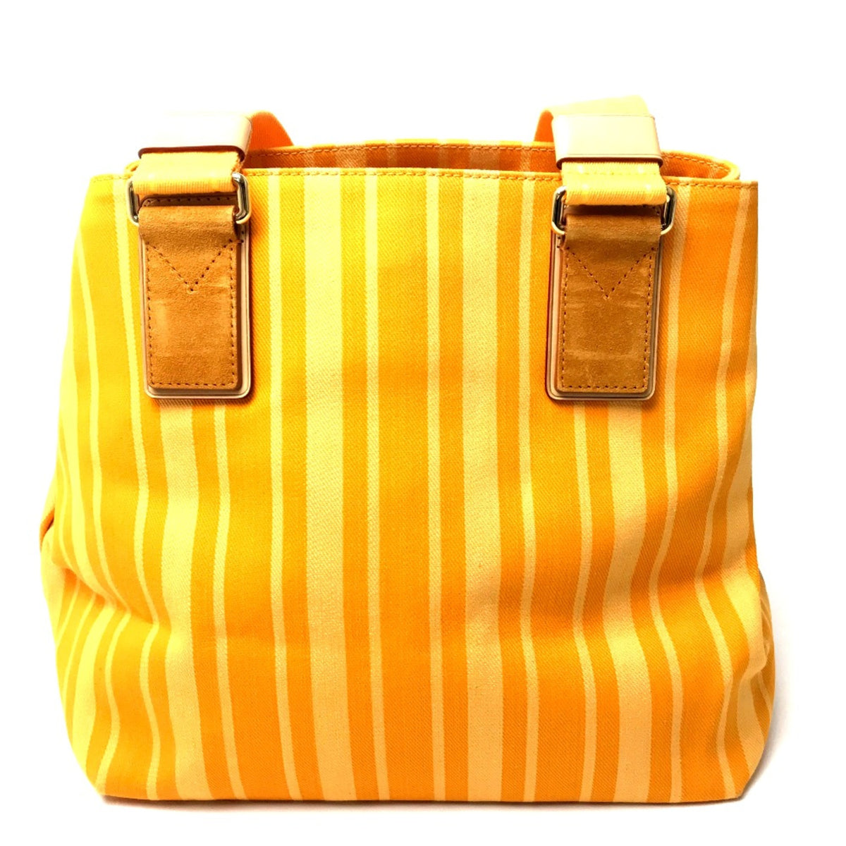Louis Vuitton Yellow Cloth Tote Bag (Pre-Owned)