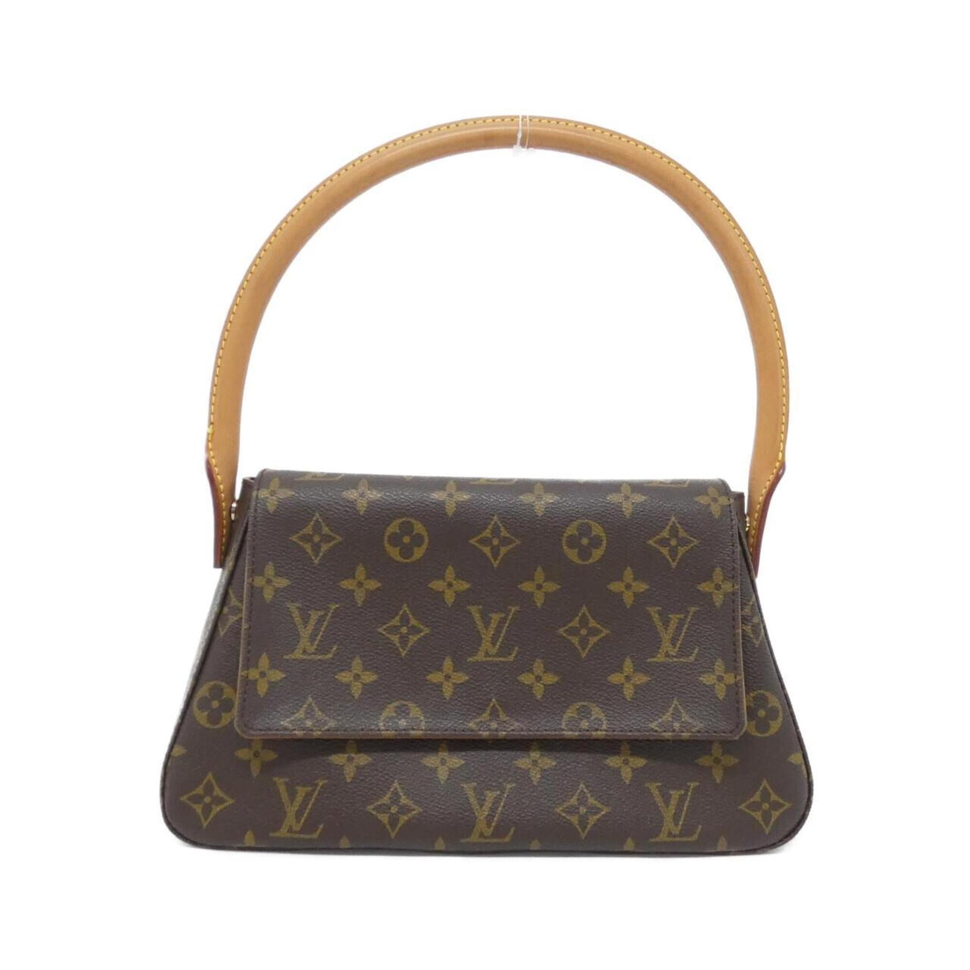 Louis Vuitton Monogram Marron Coated Canvas Shoulder Bag (Pre-Owned)