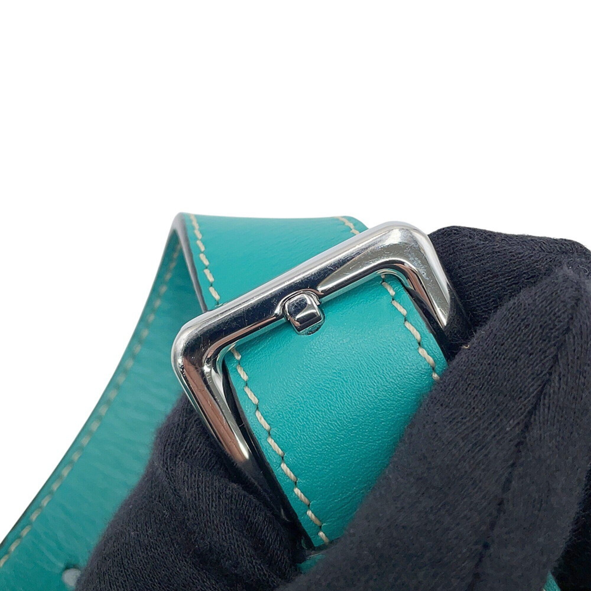 Loewe Green Leather Handbag Sling Bag (Pre-Owned)