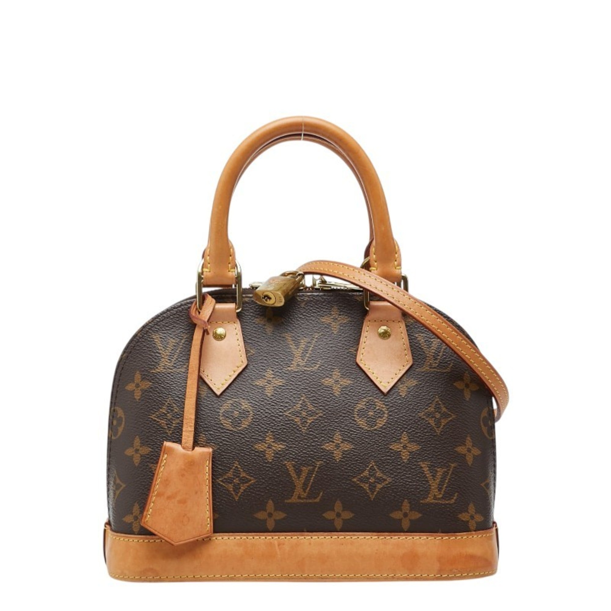 Louis Vuitton Monogram Brown Pvc Leather Handbag Shoulder Bag (Pre-Owned)