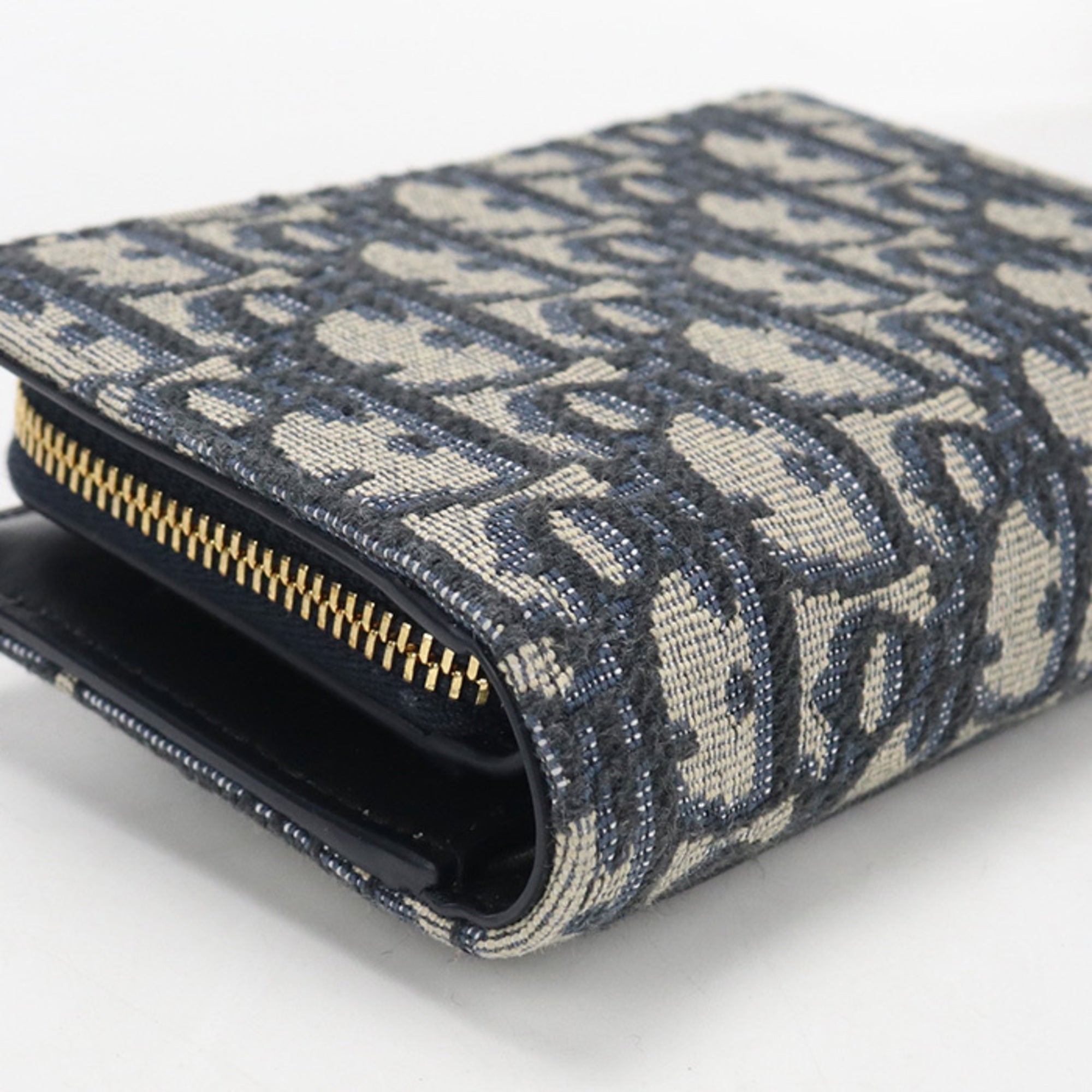 Christian Dior Navy Wallet (Bi-Fold) (Pre-Owned)