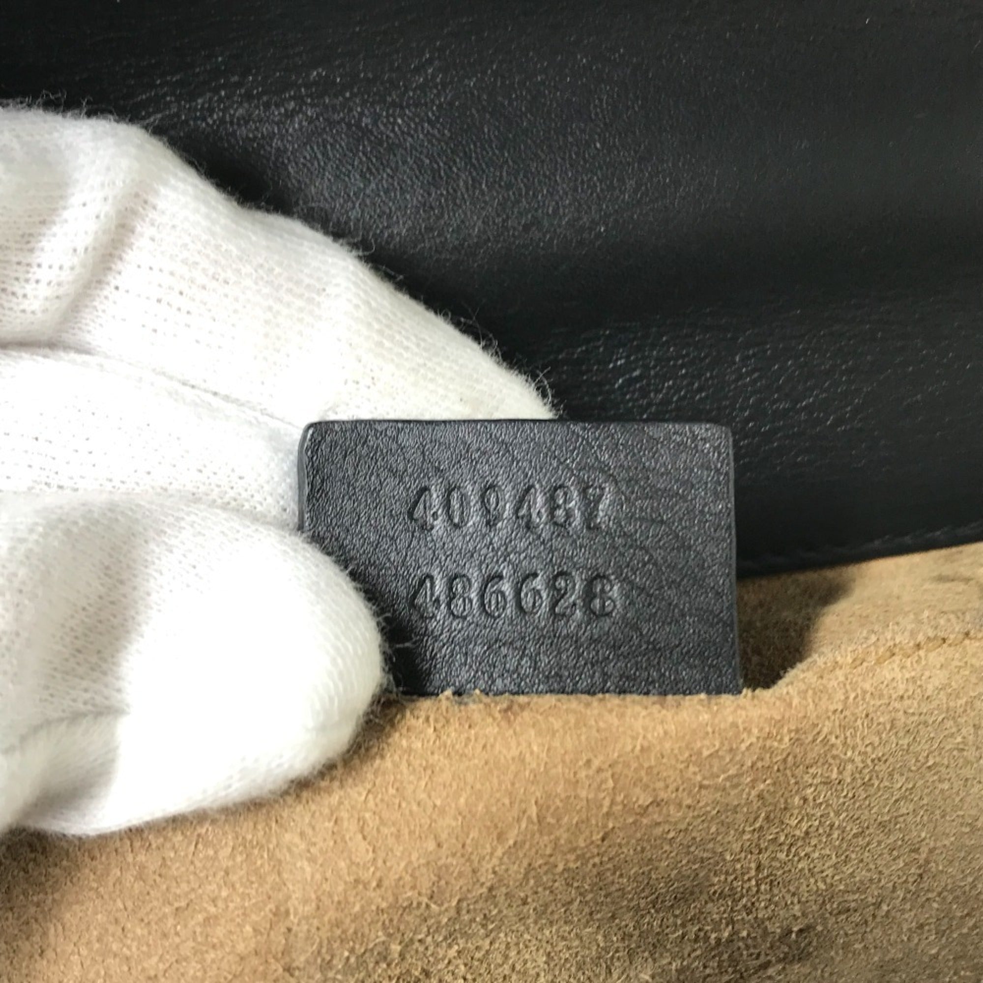 Gucci Black Leather Shoulder Bag (Pre-Owned)