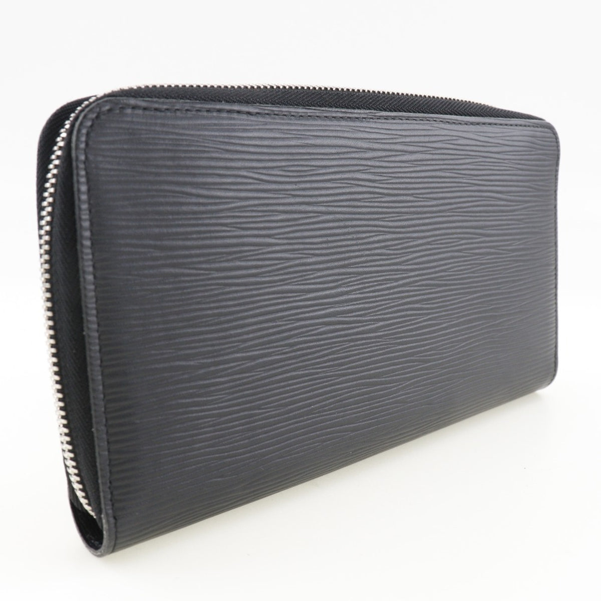 Louis Vuitton Black Noir Epi Leather Long Bill Wallet (Bi-Fold) (Pre-Owned)
