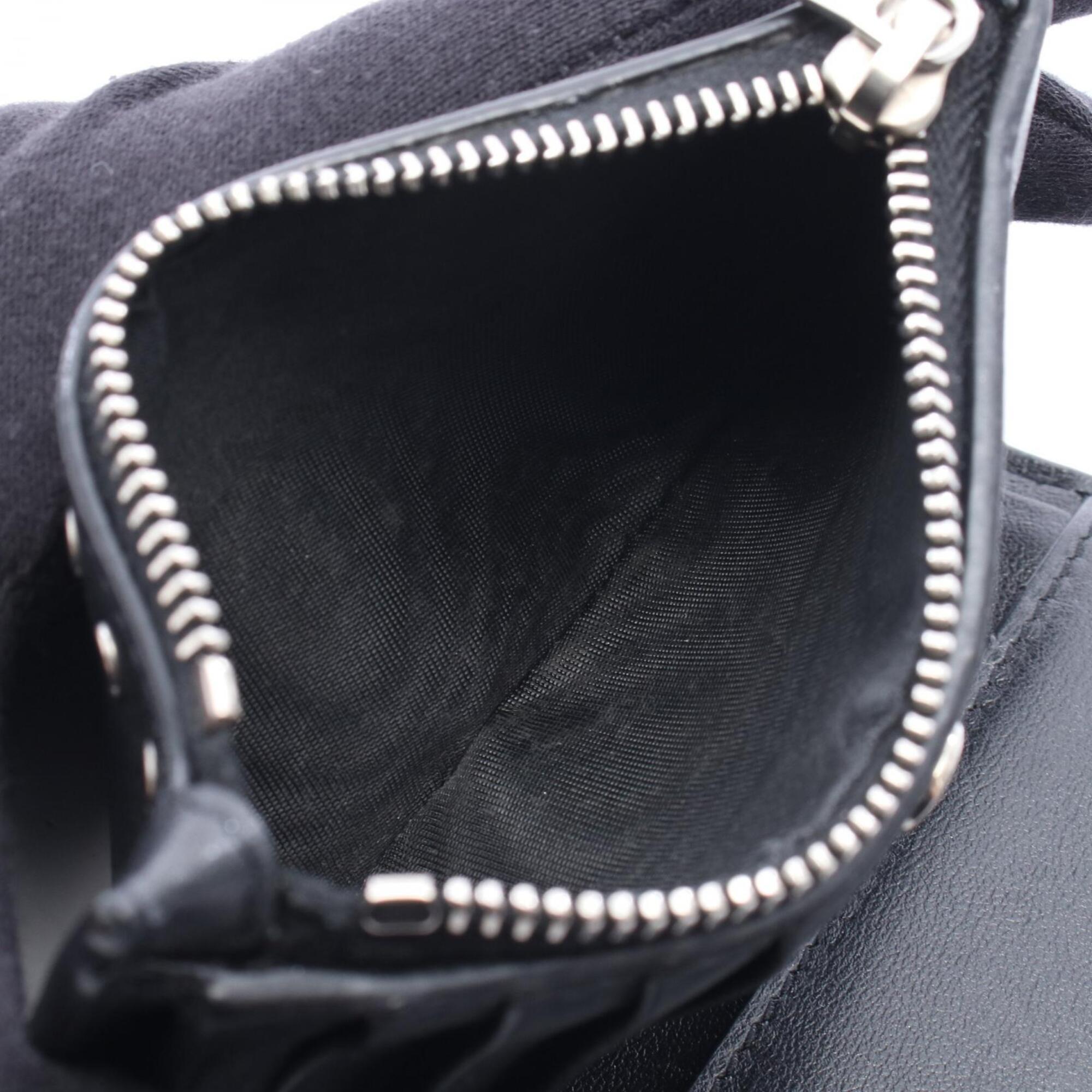 Yves Saint Laurent Black Leather Wallet (Bi-Fold) (Pre-Owned)