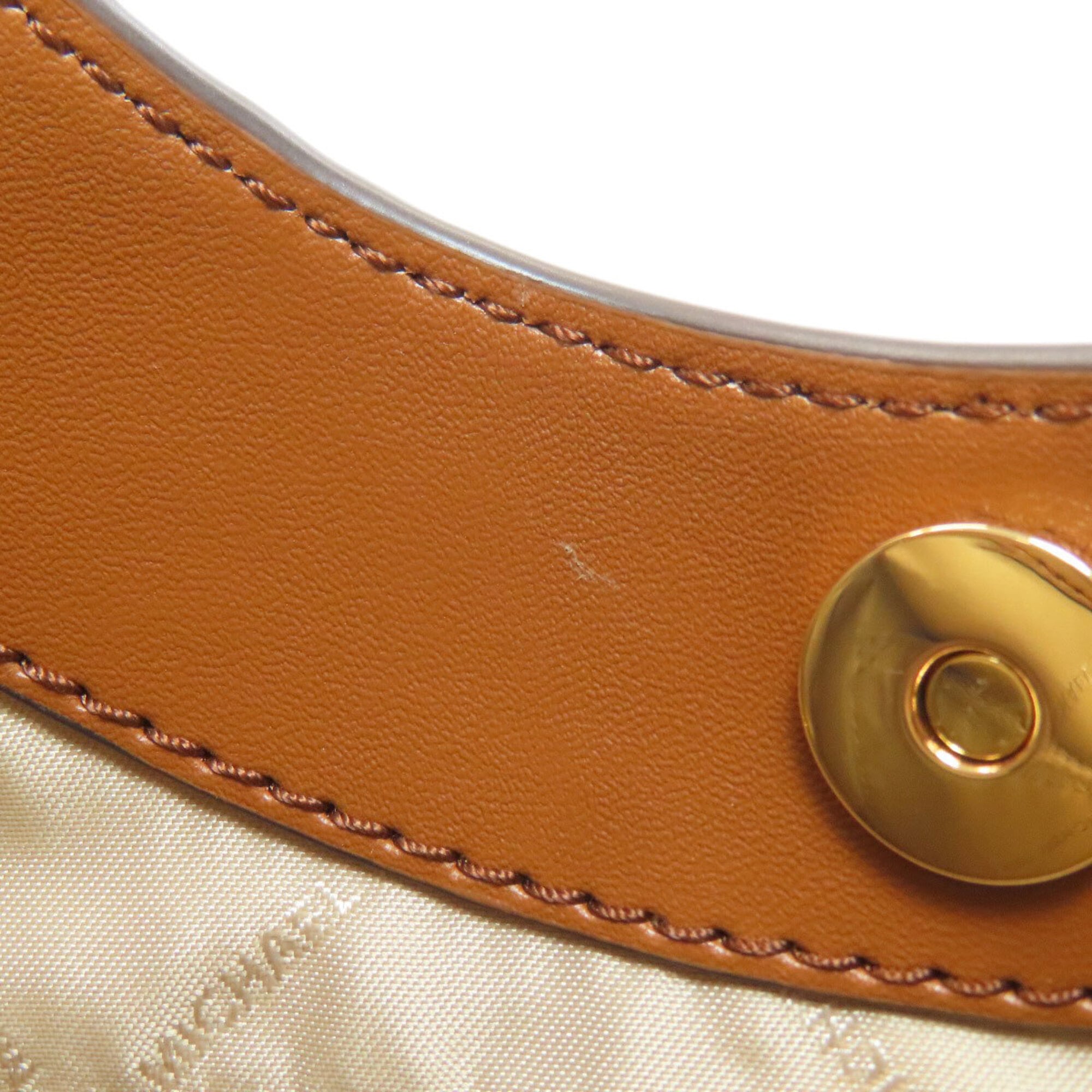 Michael Kors Dark Brown Pvc Shoulder Bag (Pre-Owned)