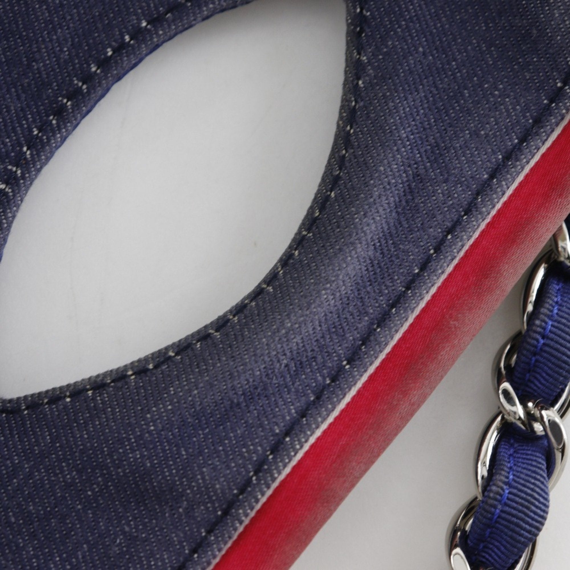 Chanel Navy Cotton Tote Bag (Pre-Owned)
