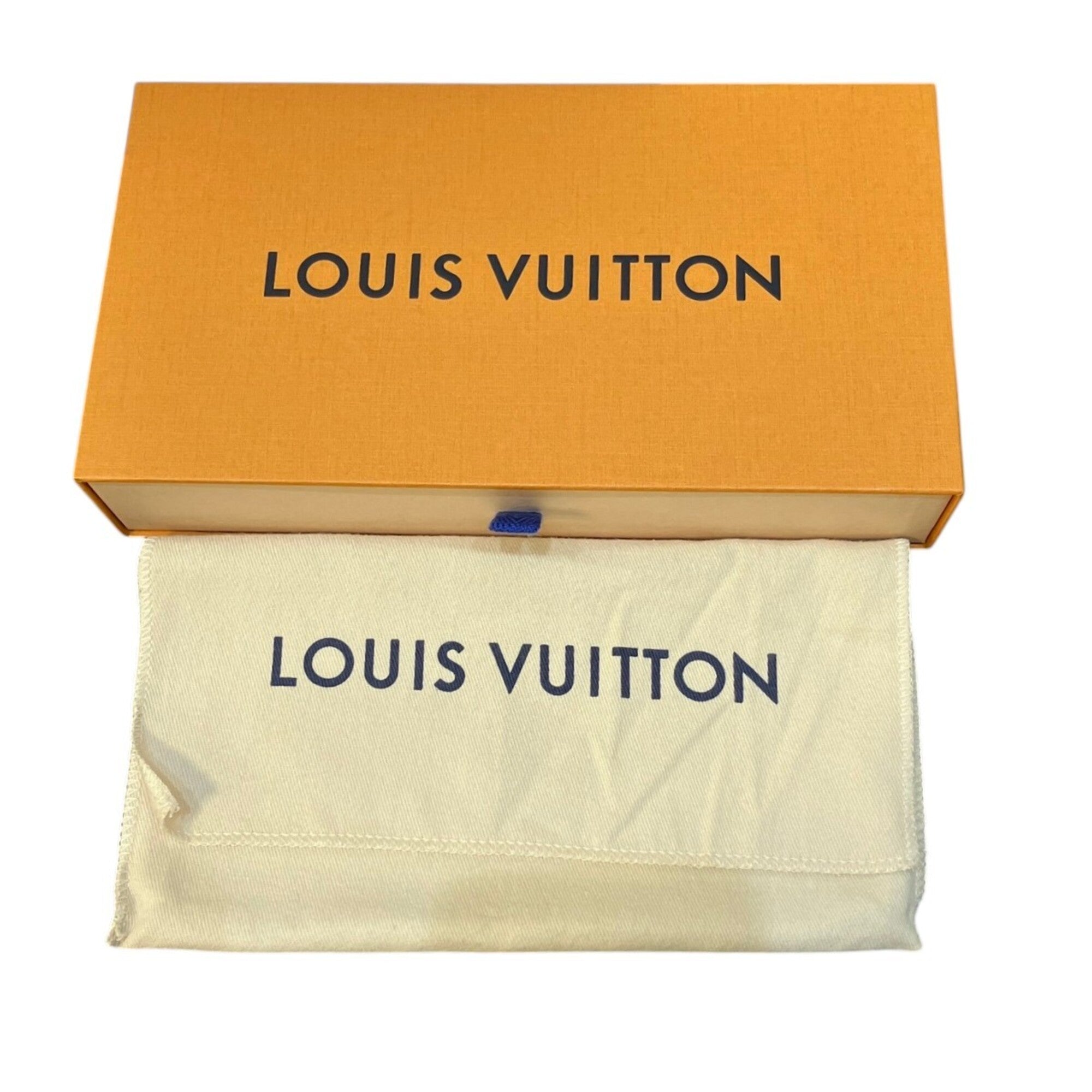 Louis Vuitton Noir Coated Canvas Long Wallet (Bi-Fold) (Pre-Owned)