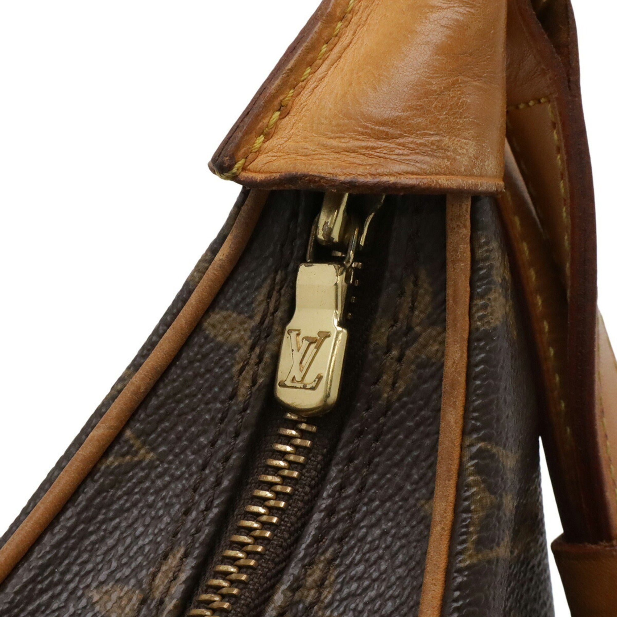 Louis Vuitton Brown Monogram Canvas Pvc Coated Canvas Shoulder Bag (Pre-Owned)