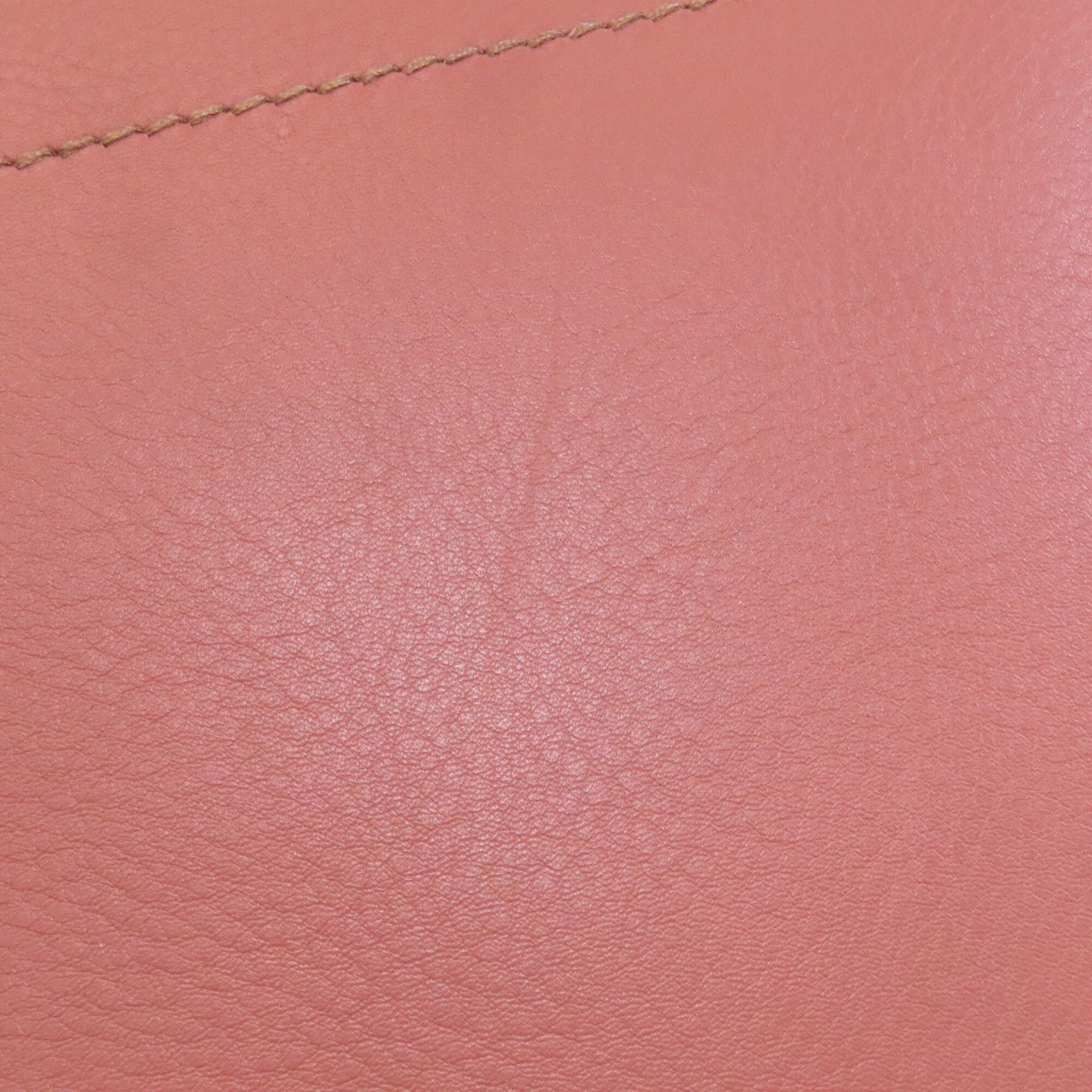 Fendi Pink Leather Tote Bag (Pre-Owned)
