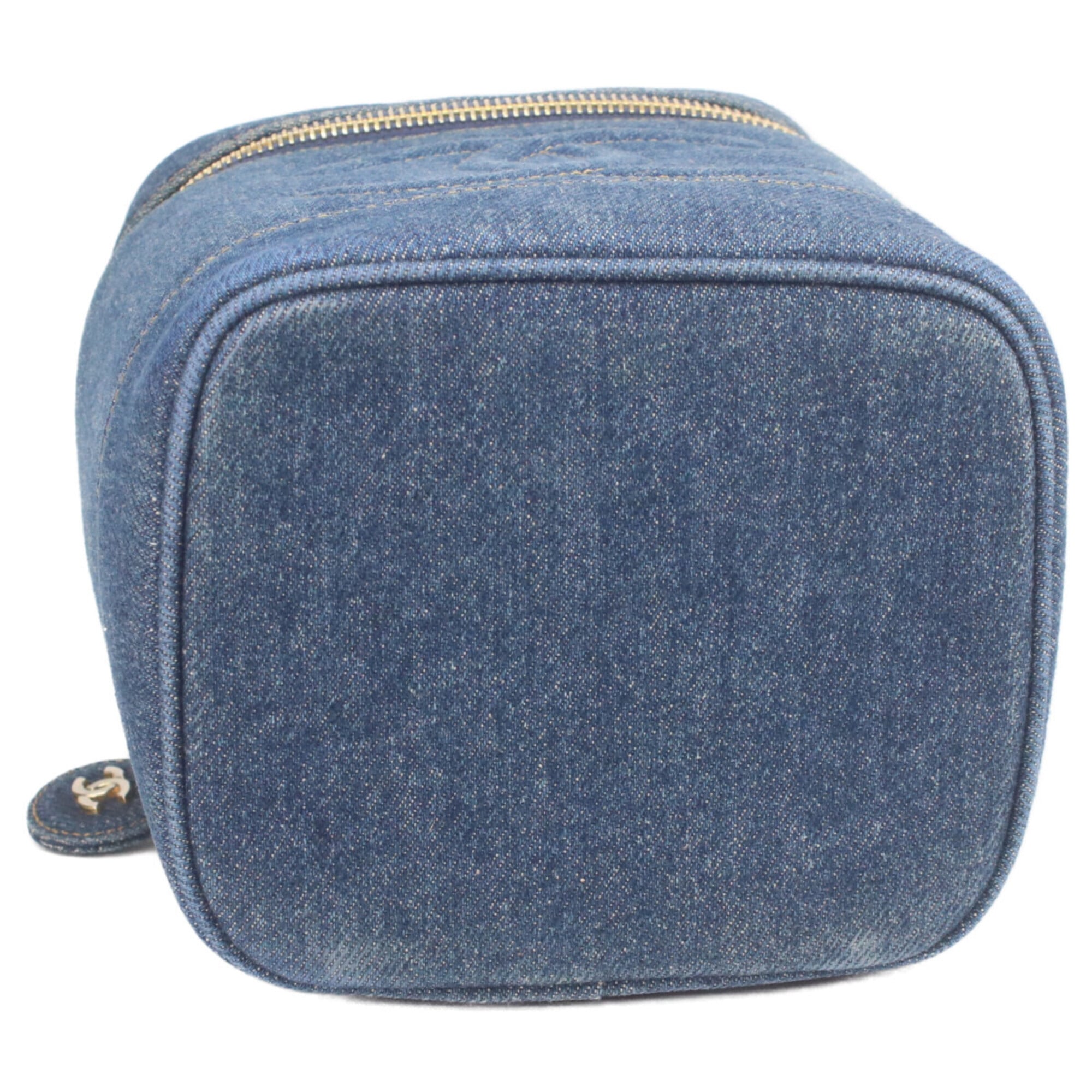 Chanel Gold Denim Handbag (Pre-Owned)
