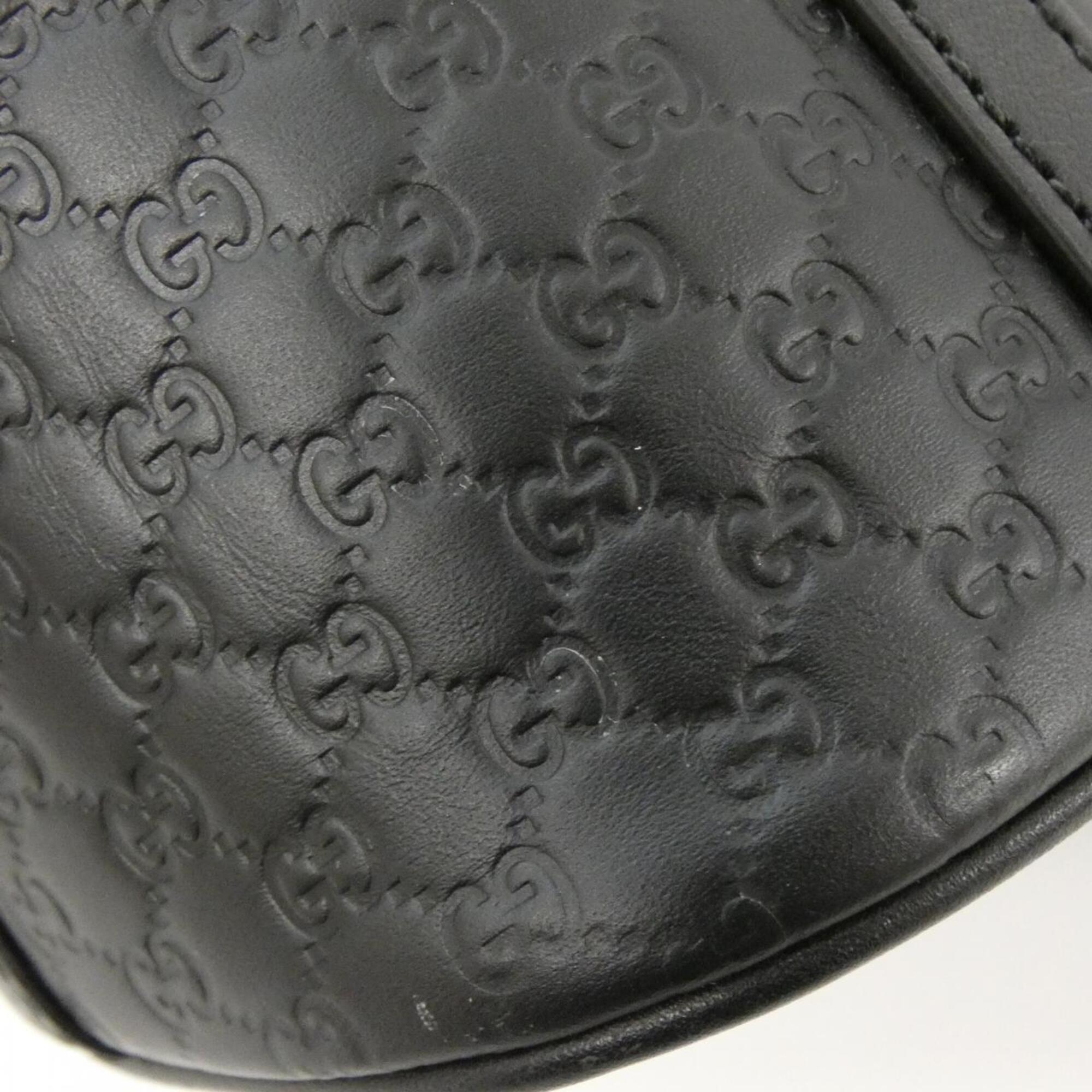 Gucci Black Leather Handbag (Pre-Owned)