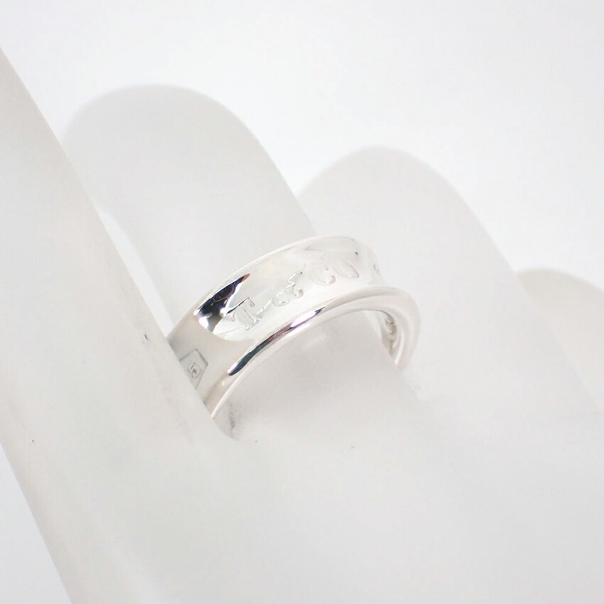 Tiffany Silver Sterling Silver 925 Band Ring (Pre-Owned)