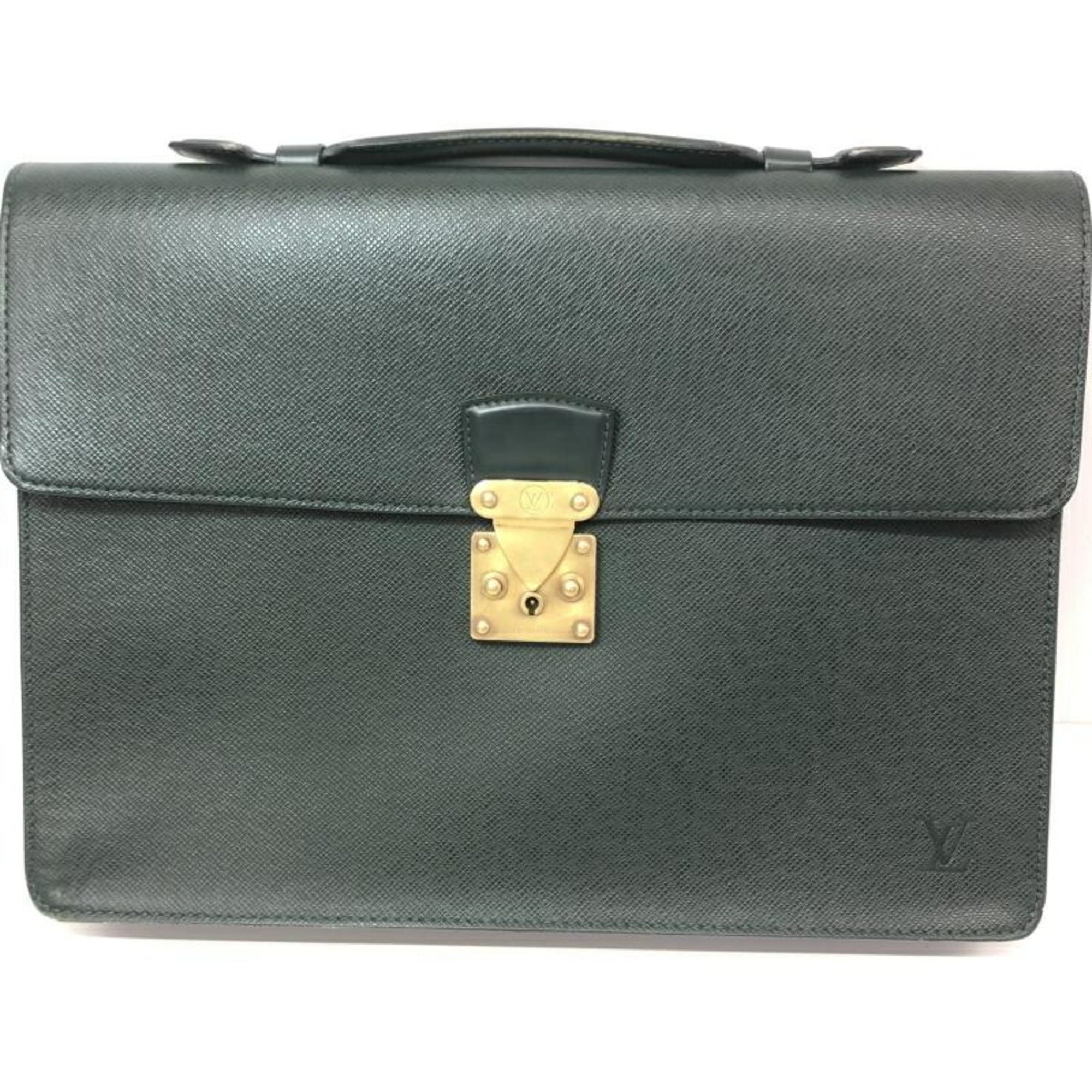 Louis Vuitton Taiga Green Briefcase (Pre-Owned)