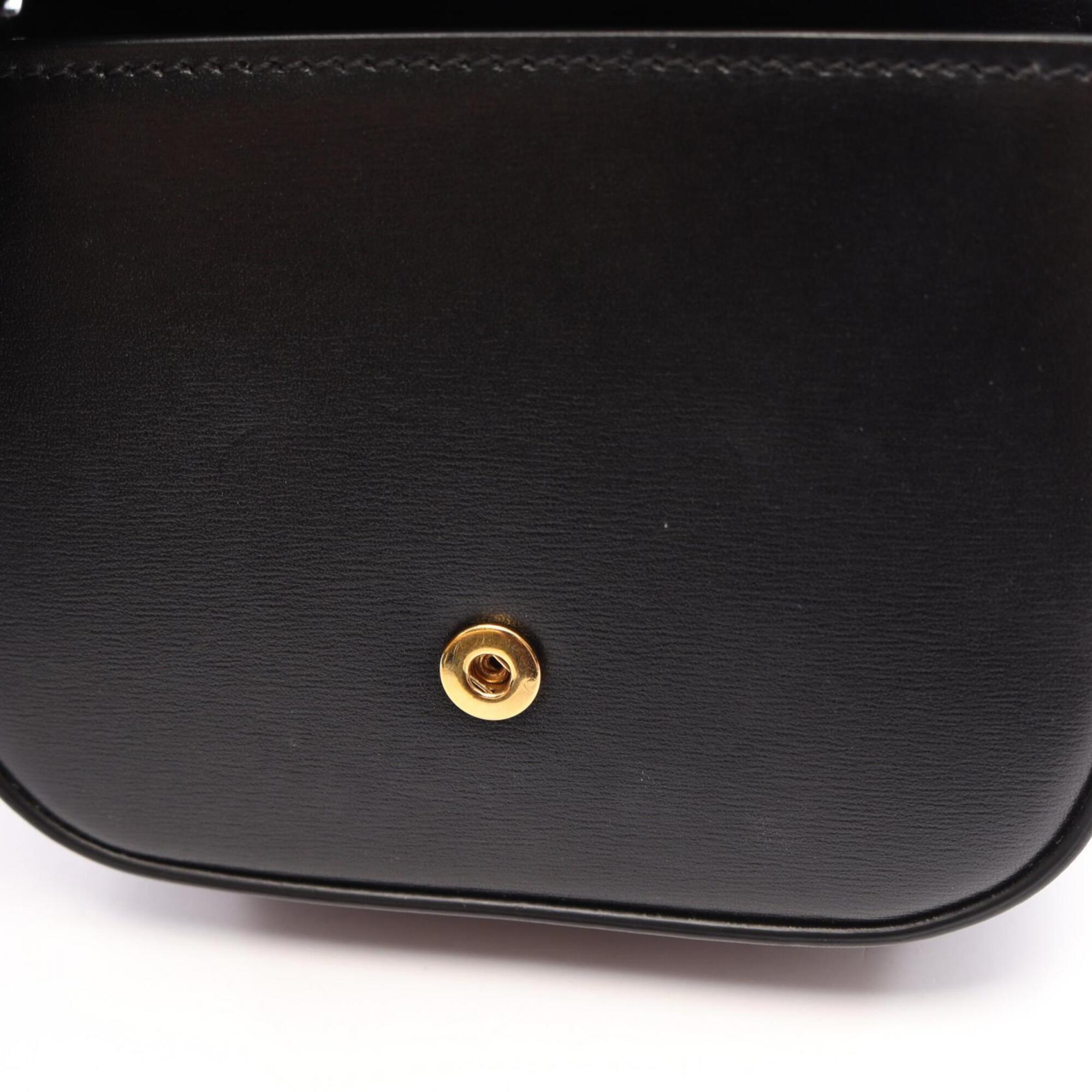 Celine Black Leather Handbag Shoulder Bag (Pre-Owned)