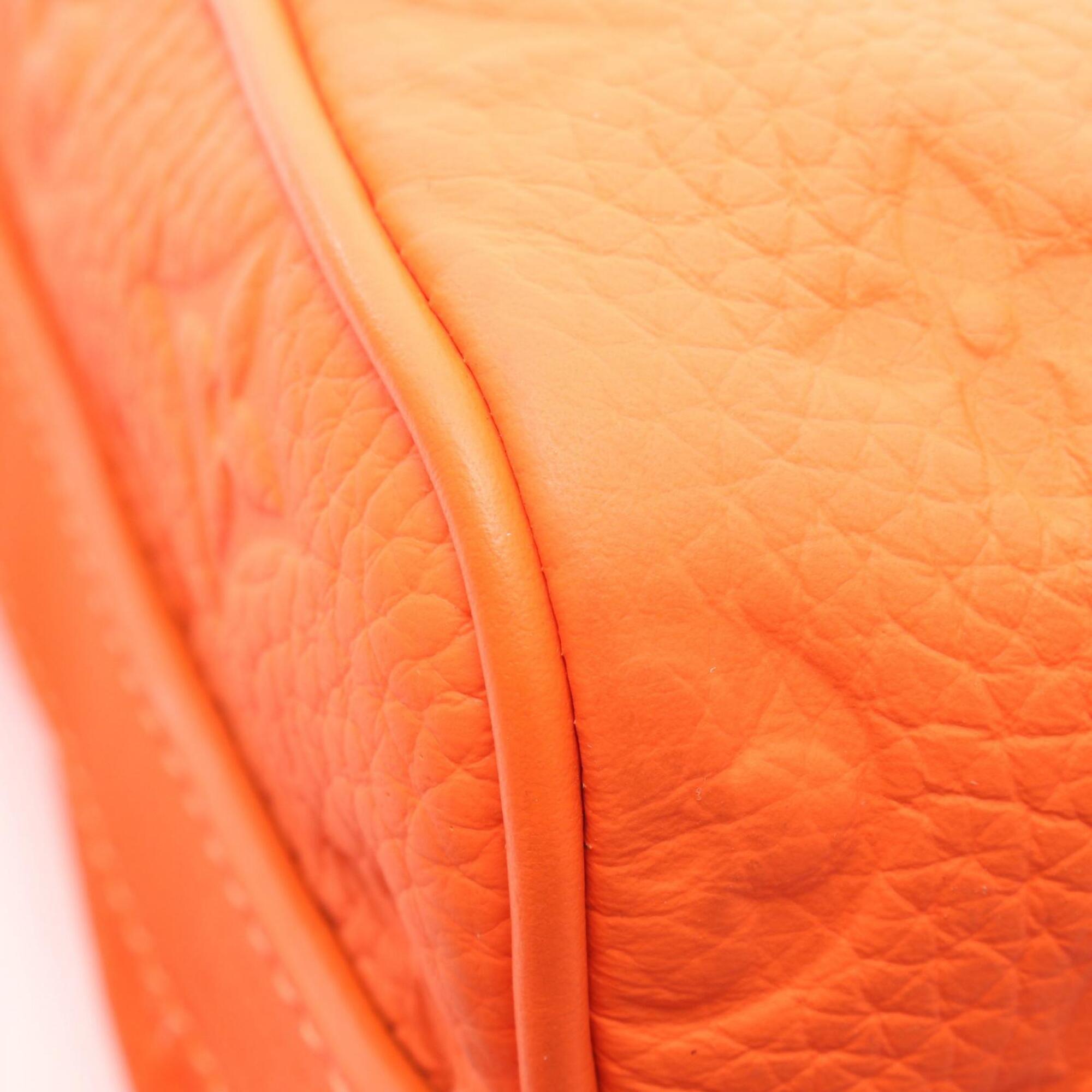 Louis Vuitton Orange Leather Handbag (Pre-Owned)