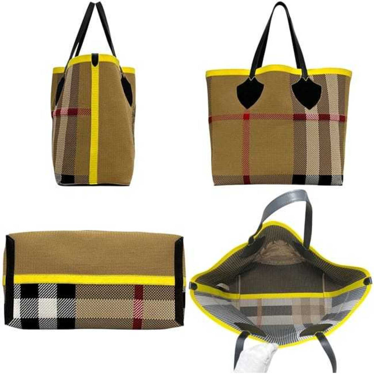 Burberry Beige Fabric Tote Bag (Pre-Owned)