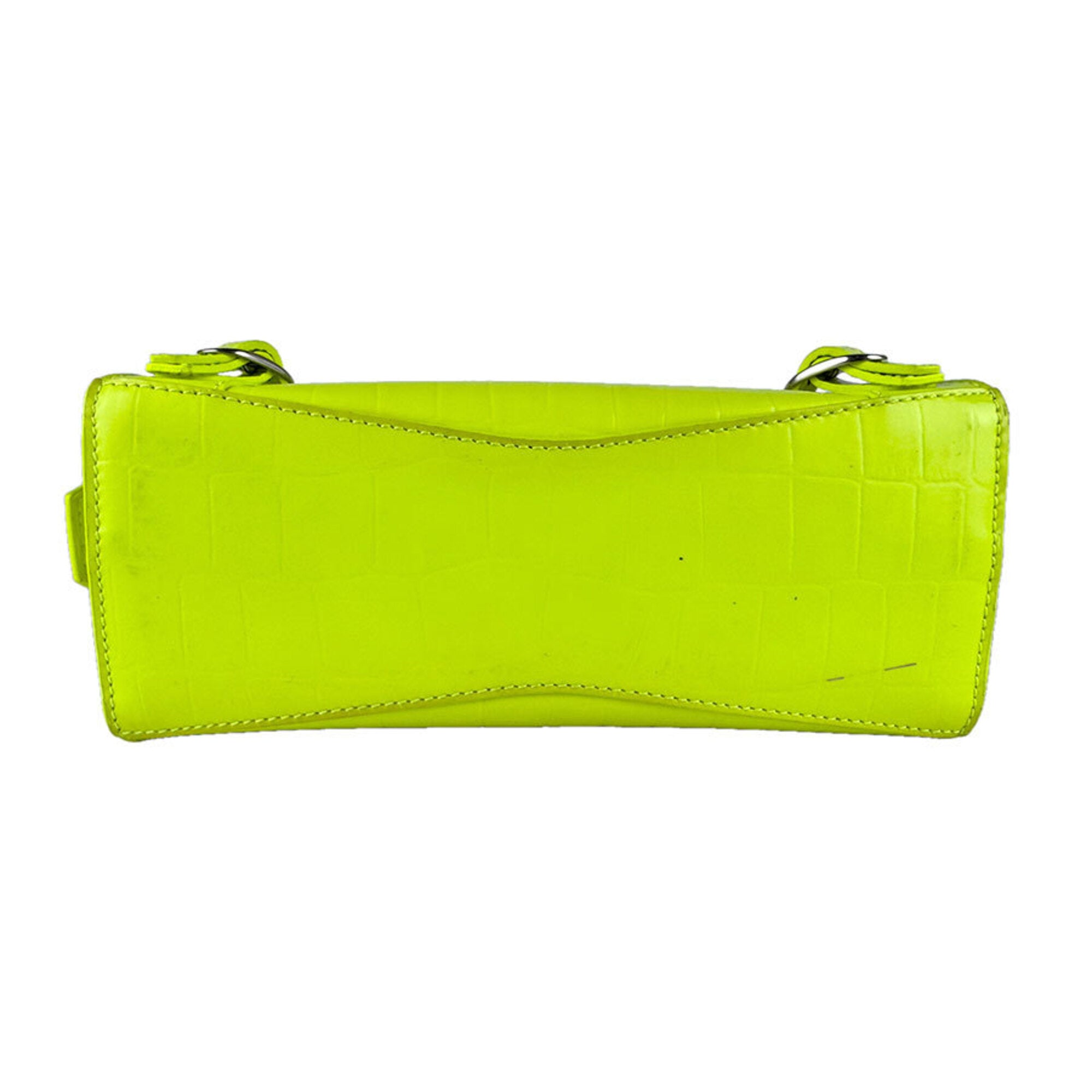 Balenciaga Yellow Leather Handbag Shoulder Bag (Pre-Owned)