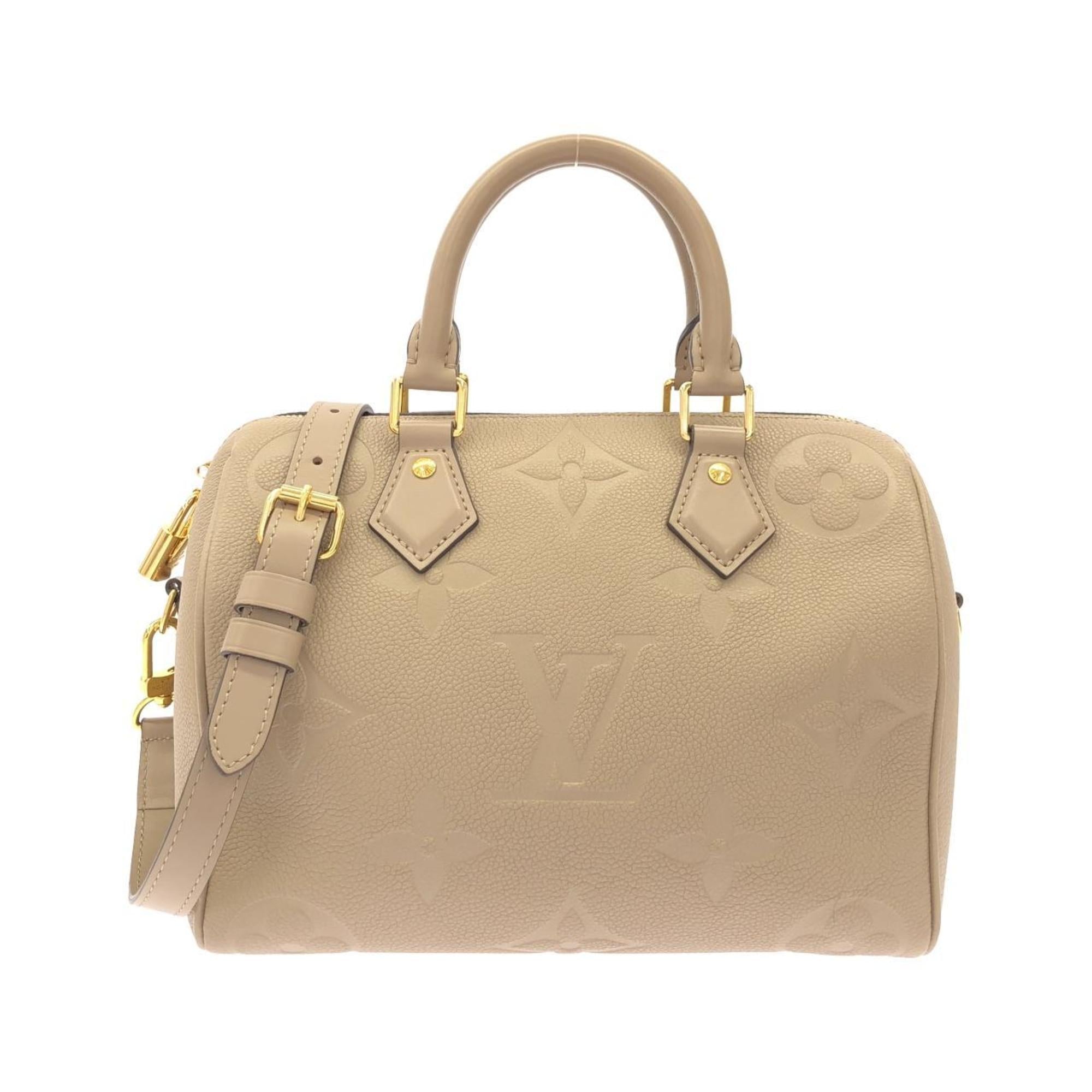 Louis Vuitton Monogram Empreinte Tourterelle Leather Boston Bag (Pre-Owned)