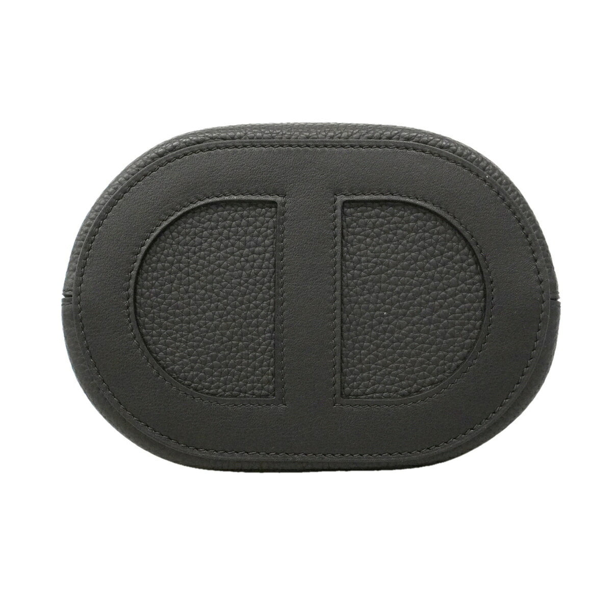 Hermes Black Taurillon Clemence Leather Handbag (Pre-Owned)