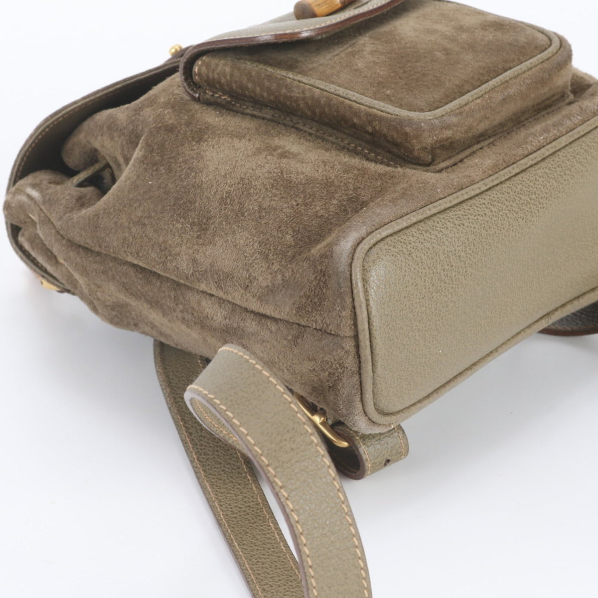 Gucci Brown Leather Backpack (Pre-Owned)