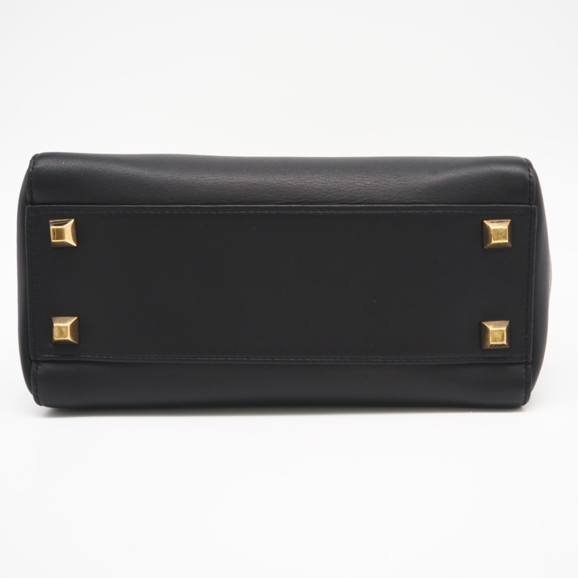 Fendi Black Leather Handbag (Pre-Owned)