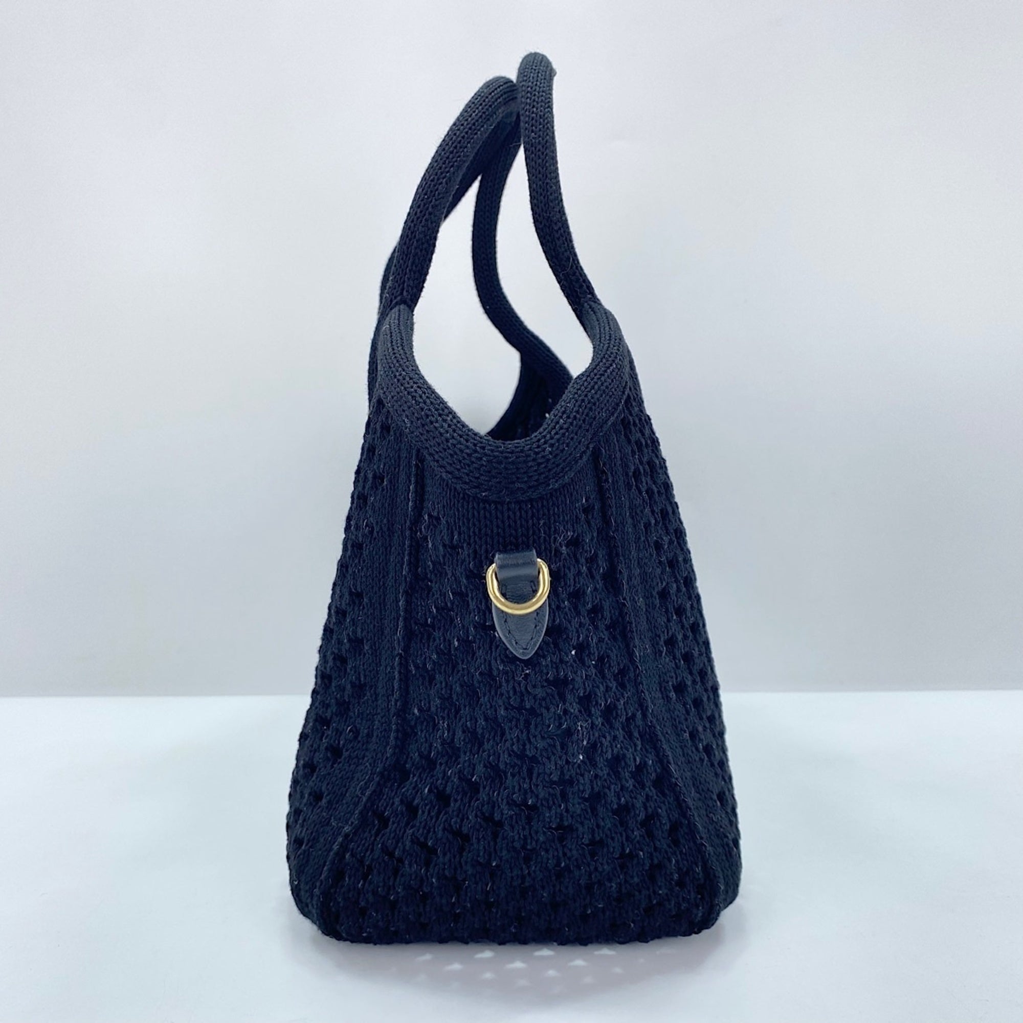 Miu Miu Black Mesh Handbag (Pre-Owned)
