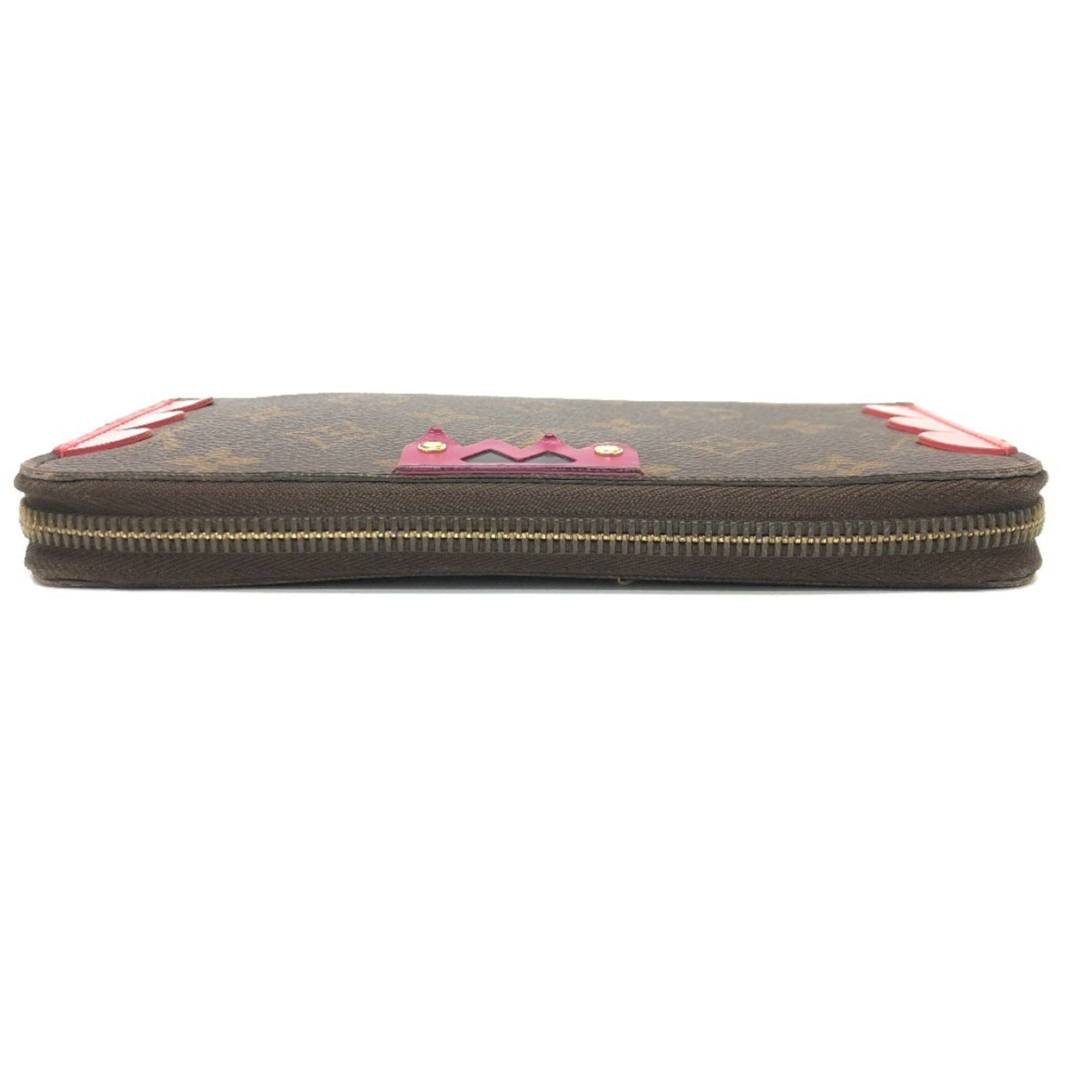 Louis Vuitton Monogram Brown Galle Monogram Multi-Color Red Color Monogram Coin Purse/Coin Case (Pre-Owned)